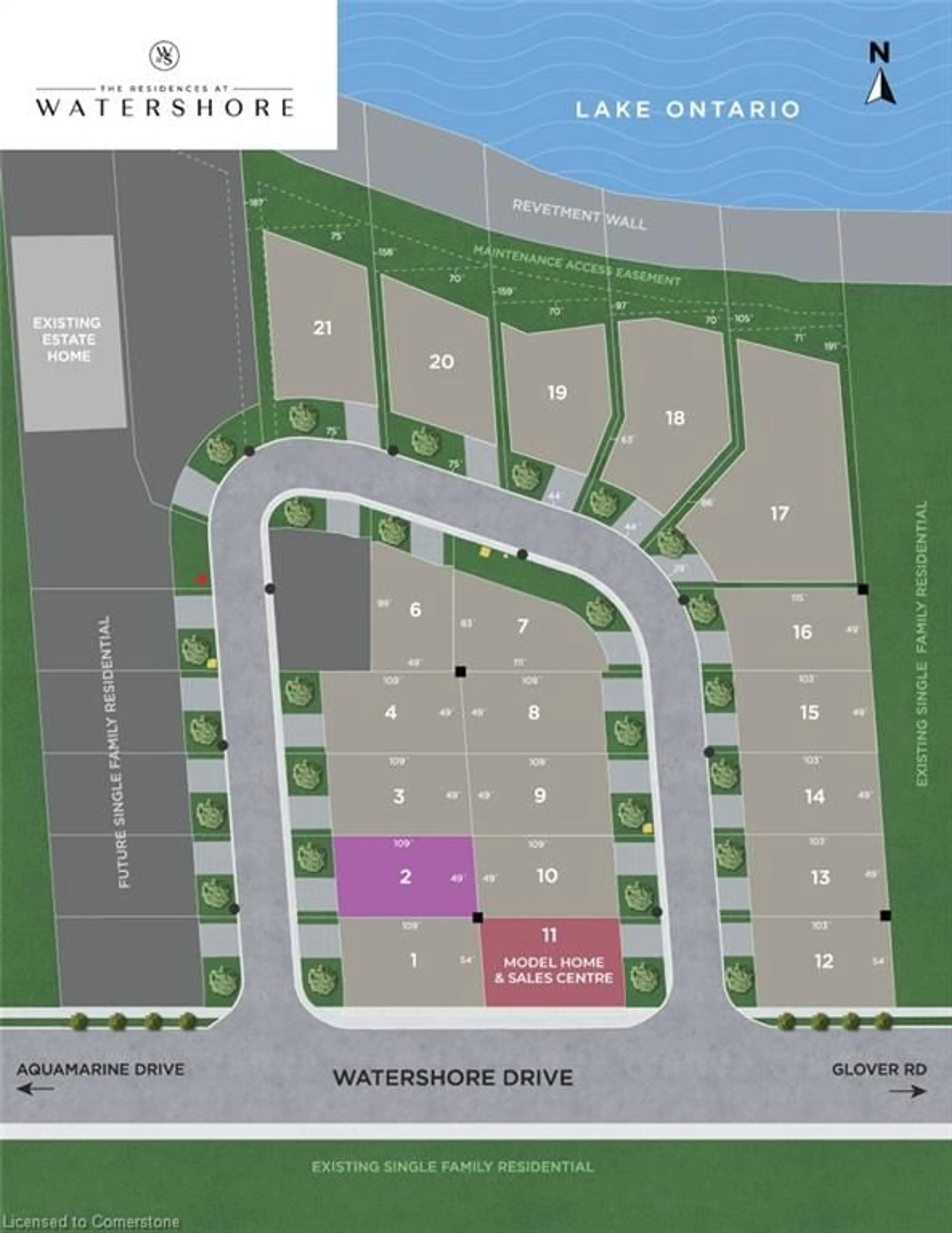 Floor plan for 100 Watershore Dr #Lot 2, Stoney Creek Ontario L8E 0C1