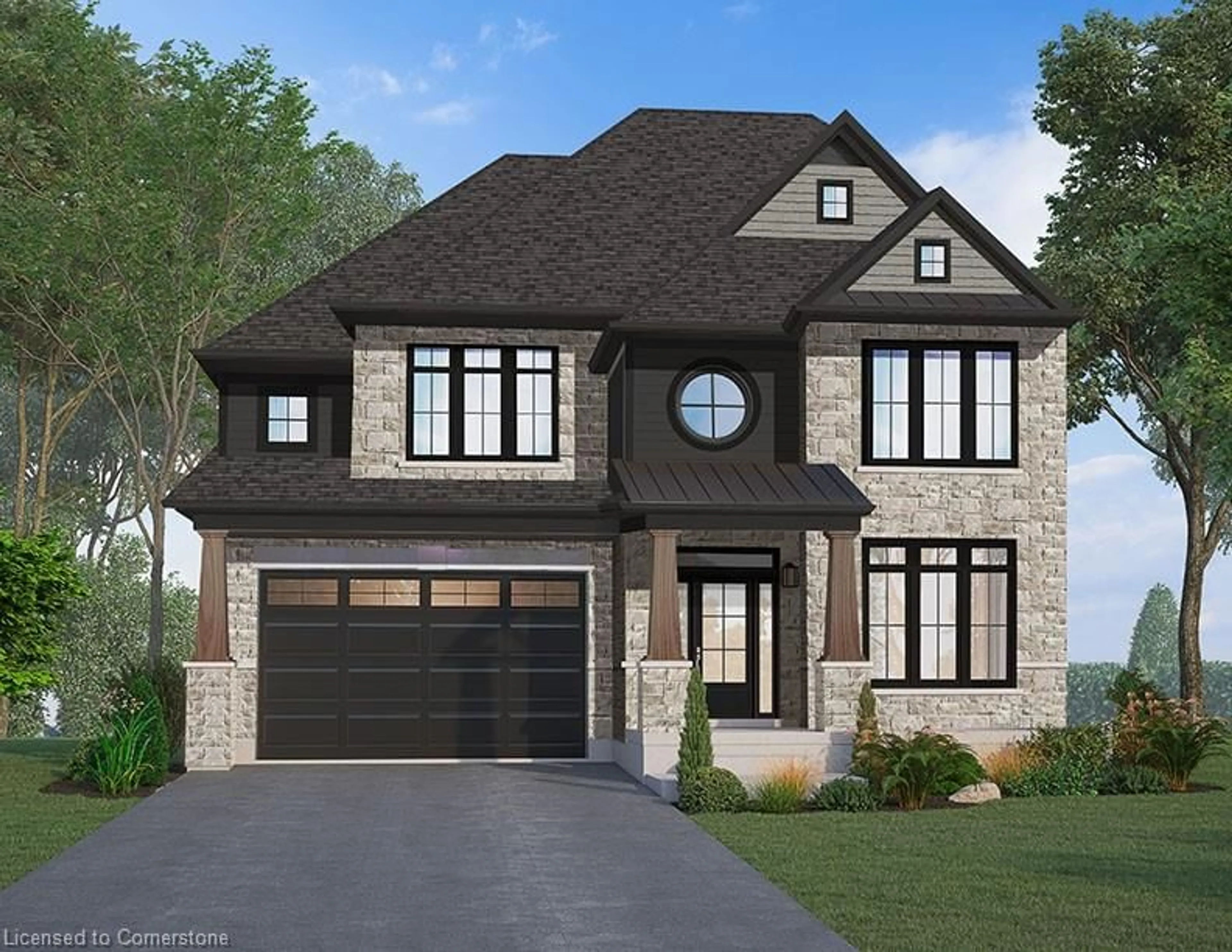 Home with brick exterior material, street for 100 Watershore Dr #Lot 2, Stoney Creek Ontario L8E 0C1