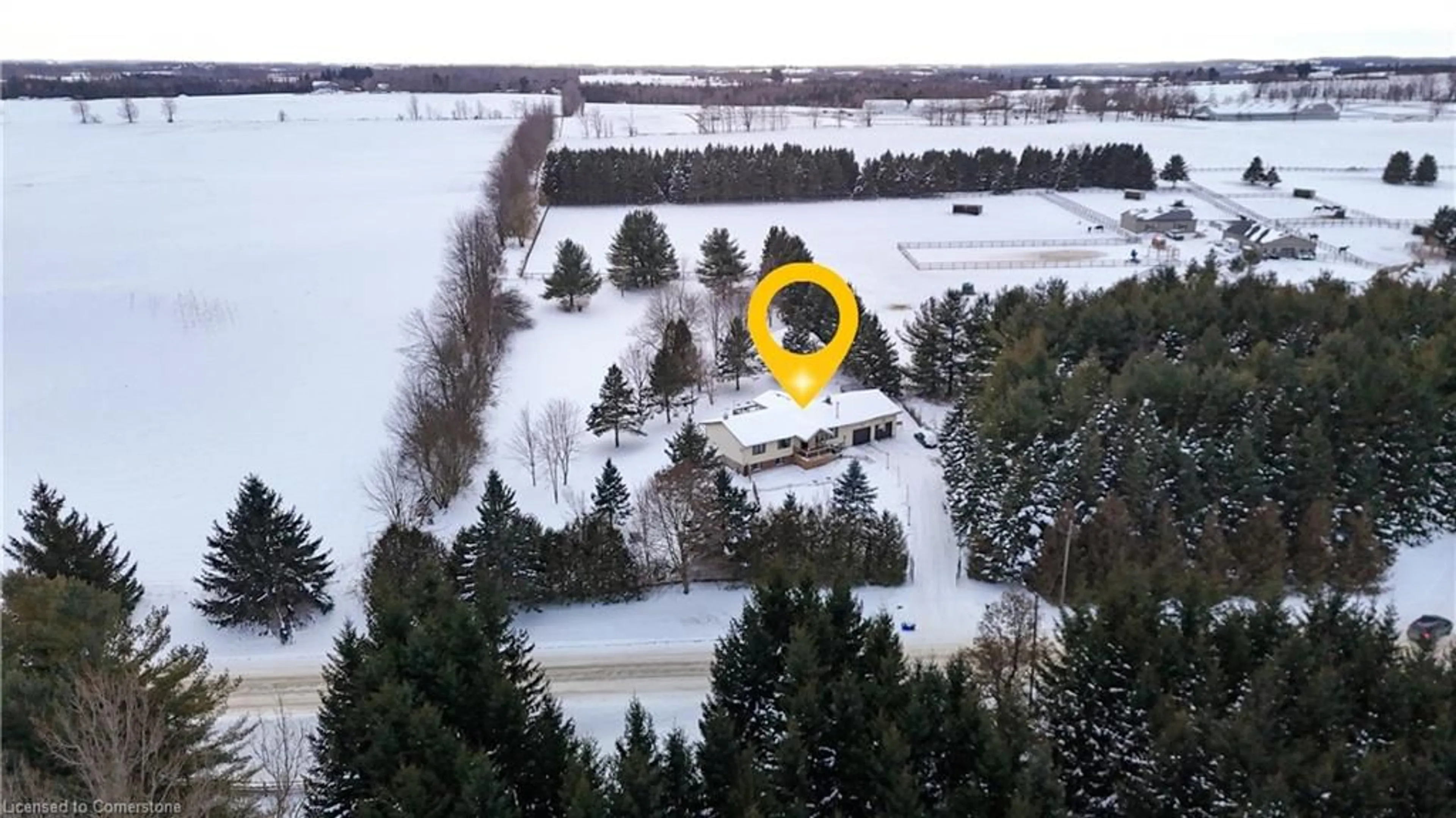 A pic from outside/outdoor area/front of a property/back of a property/a pic from drone, unknown for 5702 Sixth Line, Hillsburg Ontario N0B 1Z0