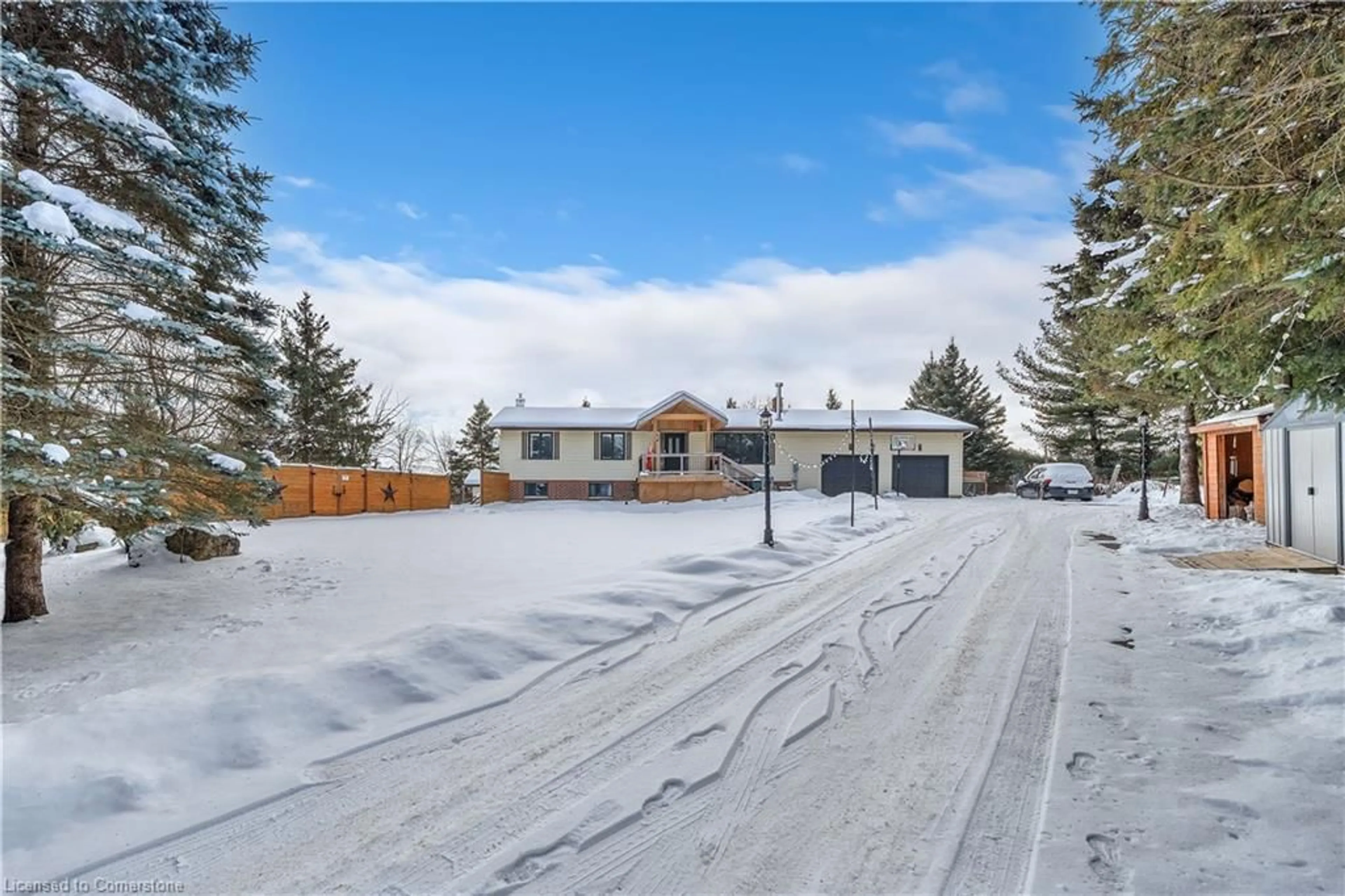 A pic from outside/outdoor area/front of a property/back of a property/a pic from drone, street for 5702 Sixth Line, Hillsburg Ontario N0B 1Z0