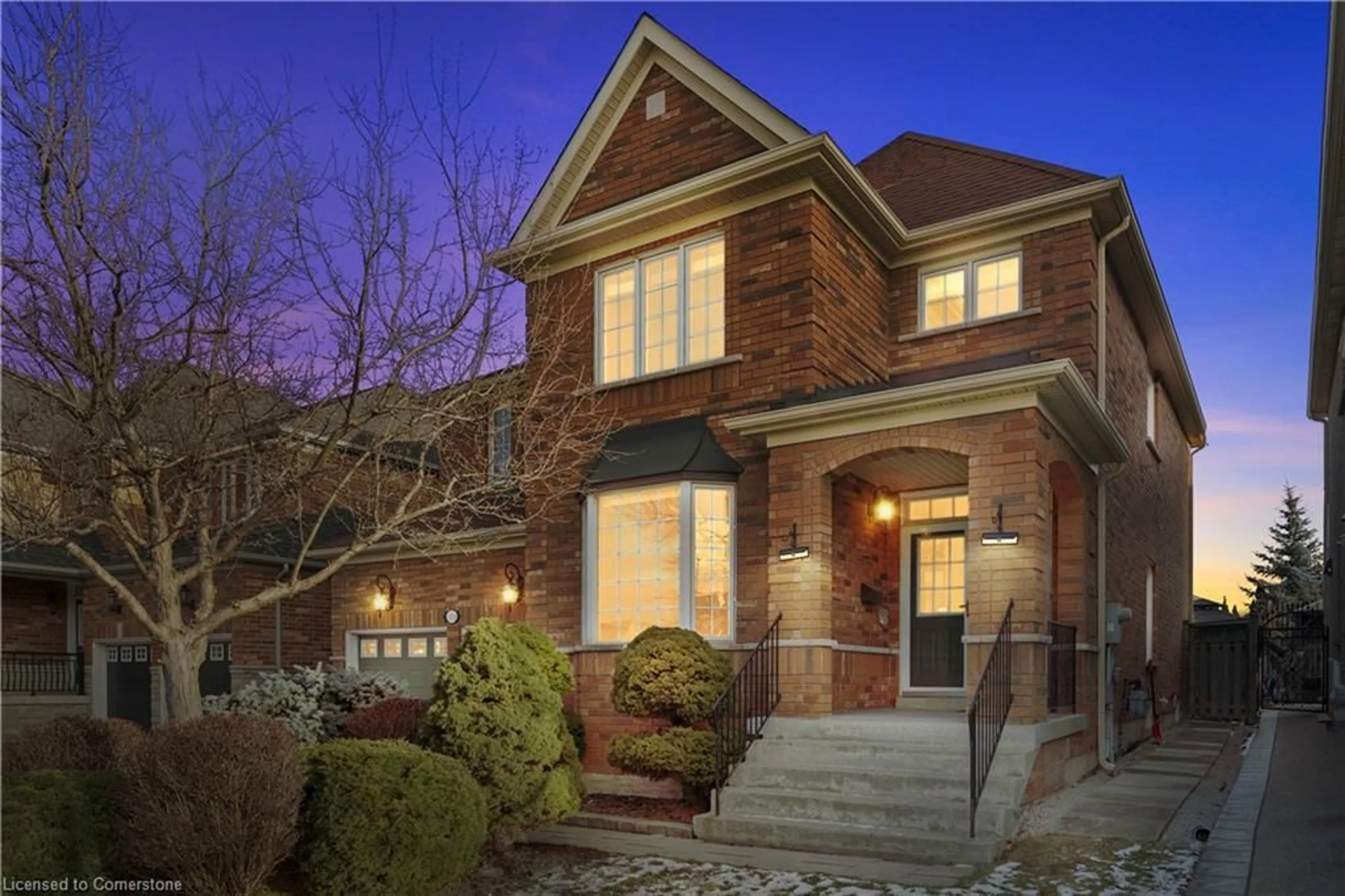 Home with brick exterior material, street for 3136 Morning Glory Mews, Mississauga Ontario L5M 6V3