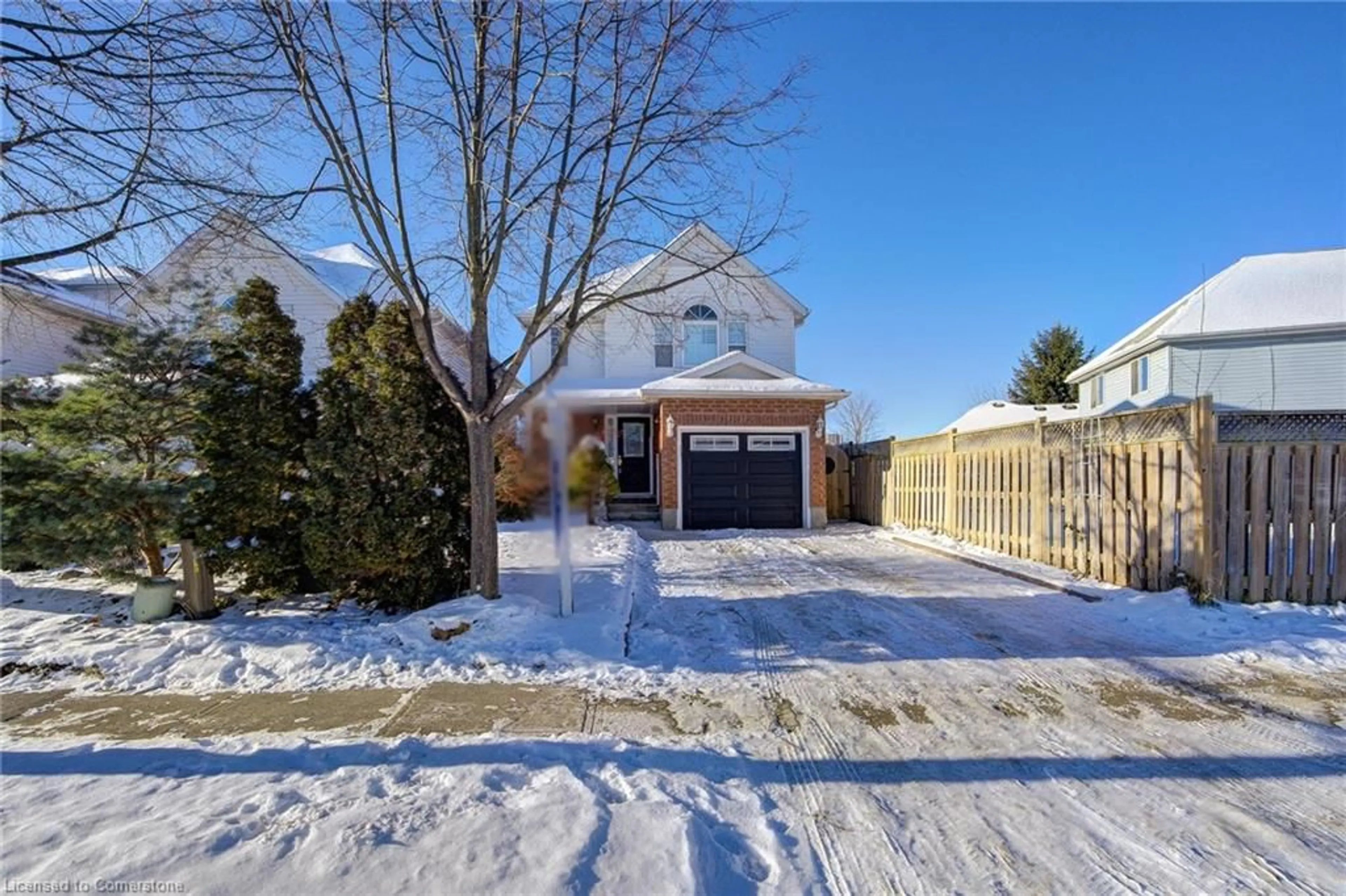 A pic from outside/outdoor area/front of a property/back of a property/a pic from drone, street for 98 Kovac Rd, Cambridge Ontario N1R 8K4