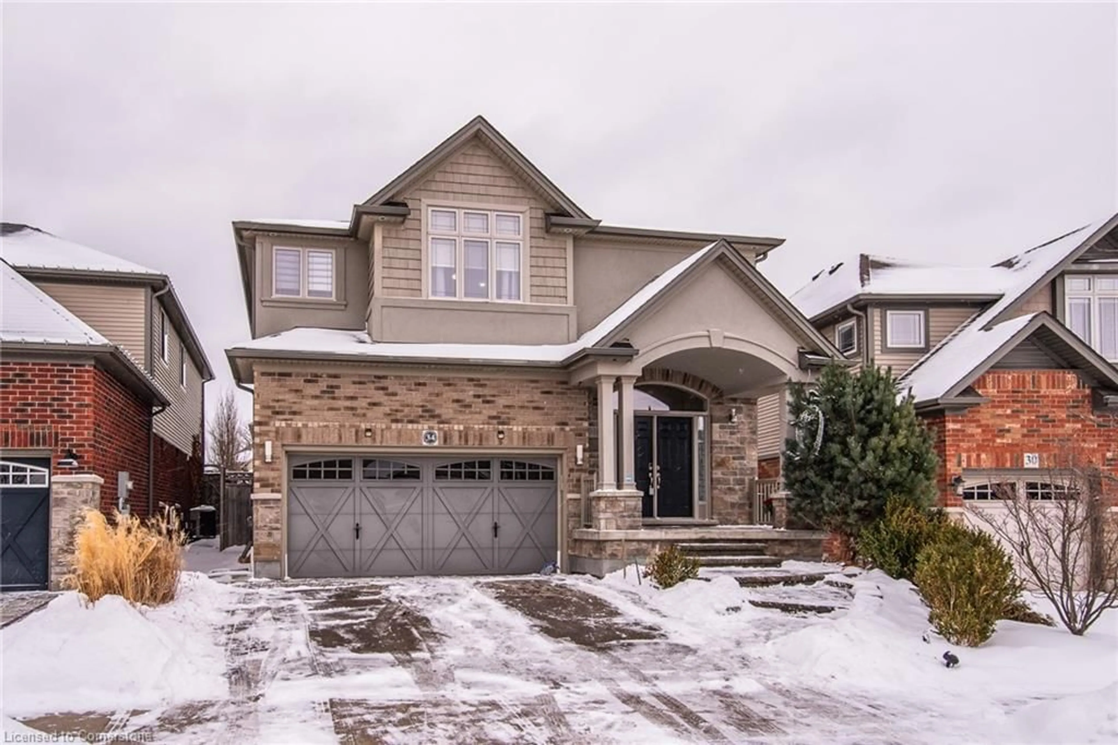 Home with brick exterior material, street for 34 Adencliffe St, Kitchener Ontario N2R 0B5