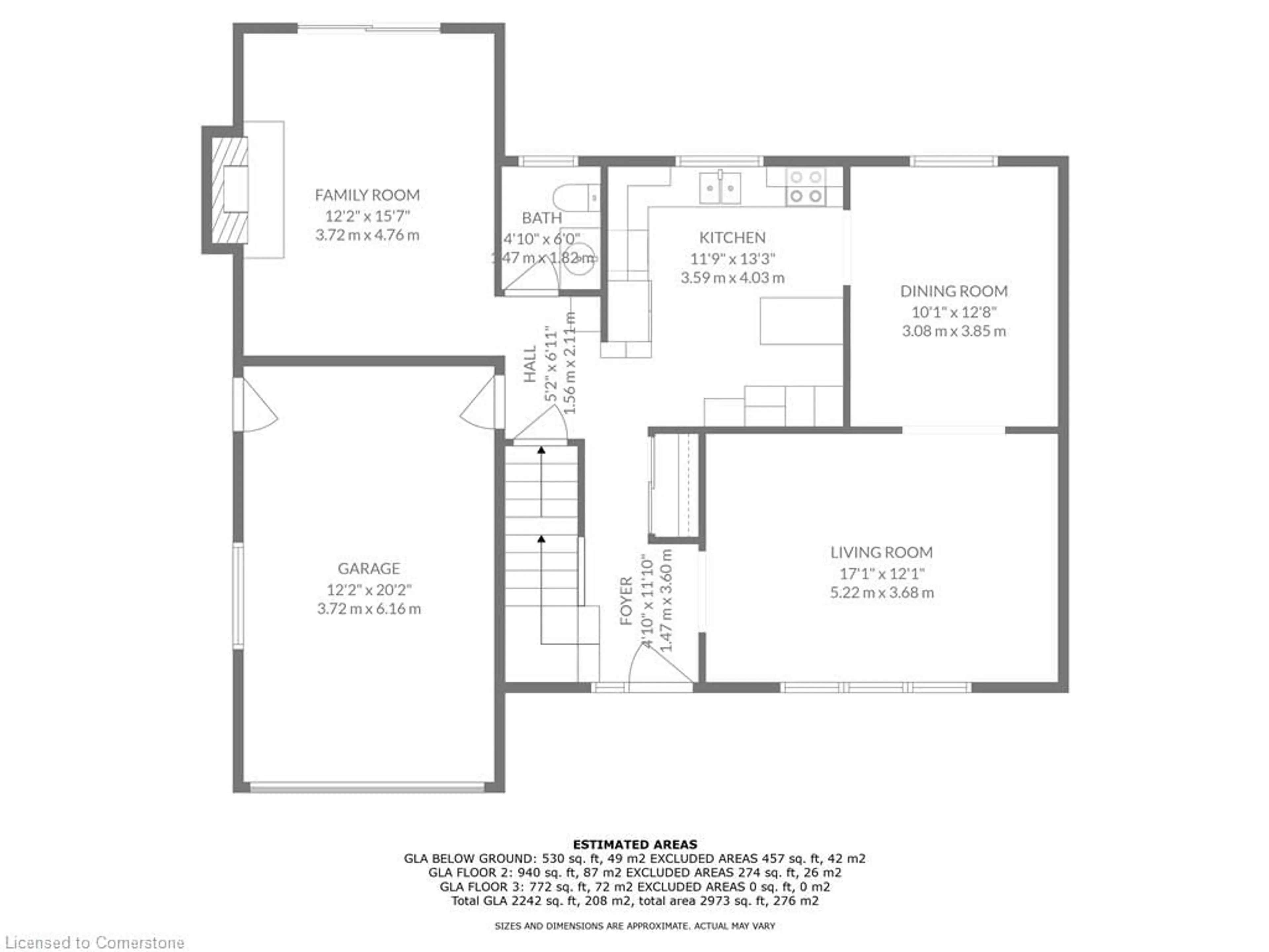 Floor plan for 25 Carriage Rd, Simcoe Ontario N3Y 4Y3