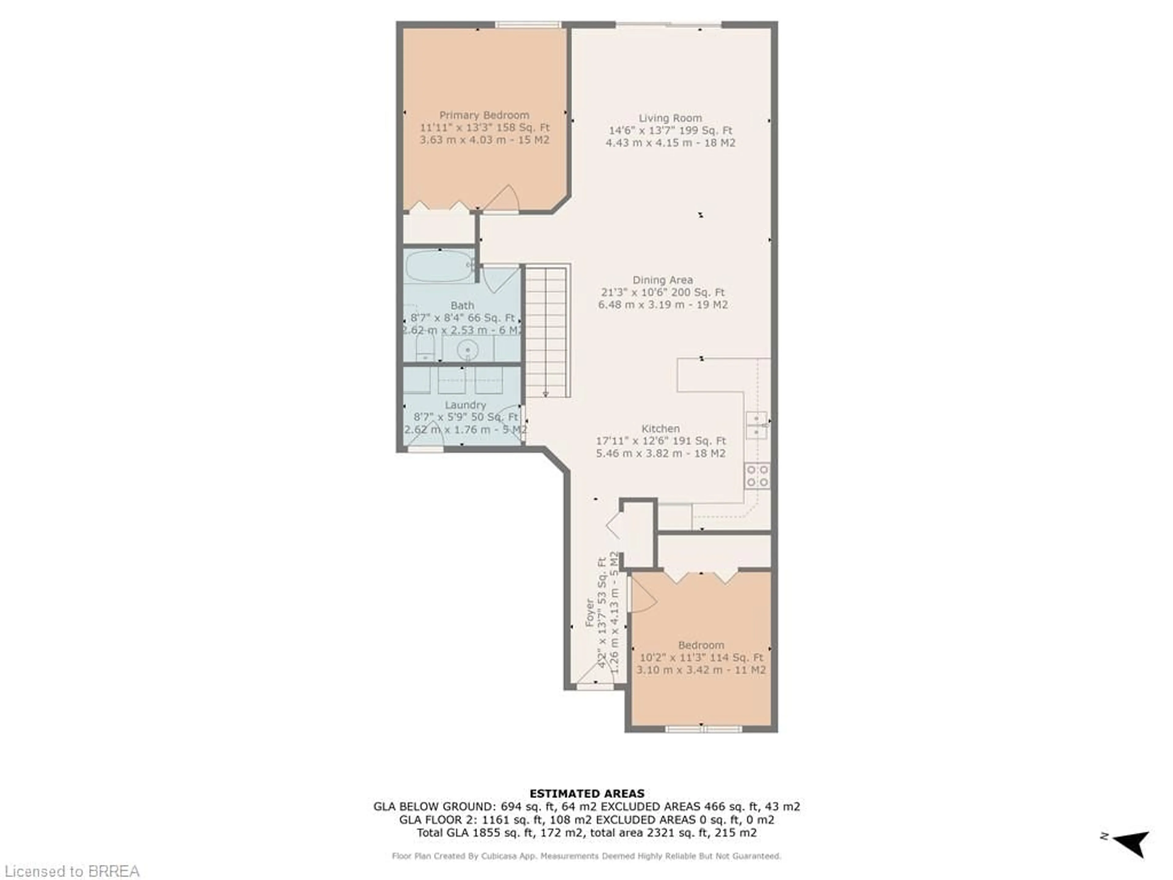 Floor plan for 110 Somerset Rd #17, Brantford Ontario N3R 5A8