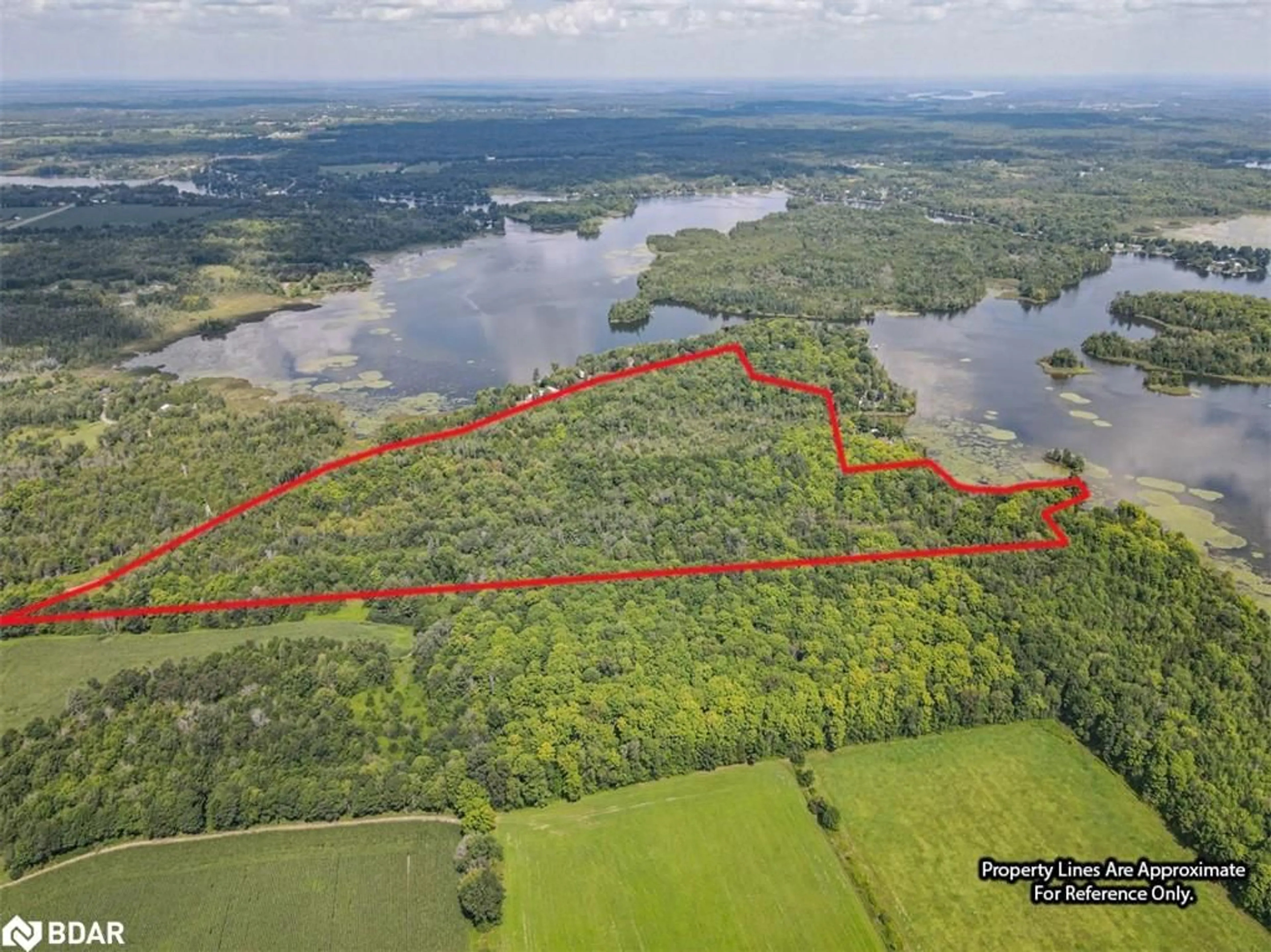 A pic from outside/outdoor area/front of a property/back of a property/a pic from drone, water/lake/river/ocean view for N/A Birch Point Rd, Trent Hills Ontario K0L 1Y0