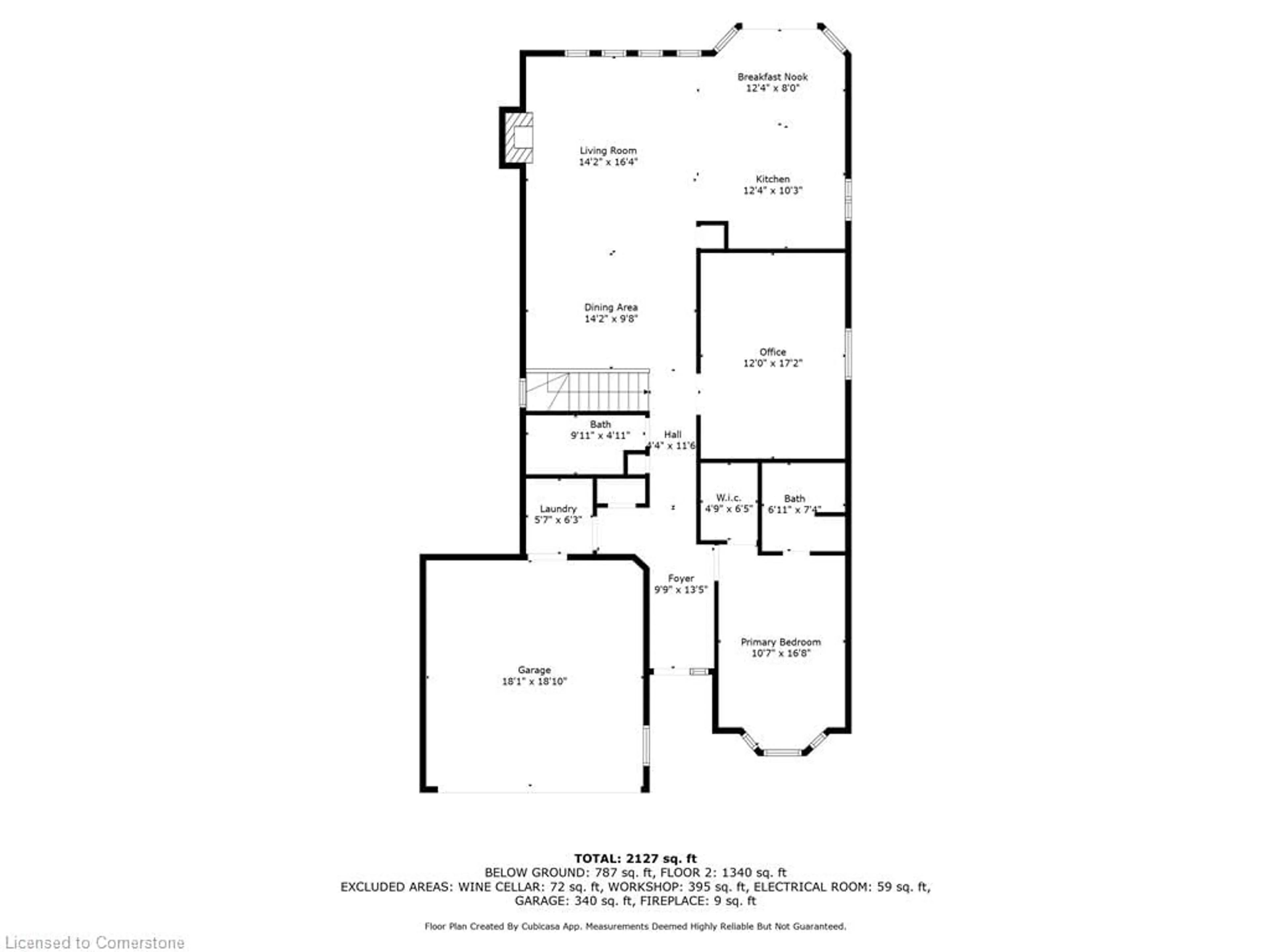 Floor plan for 33 Balsam Trail, Port Rowan Ontario N0E 1M0