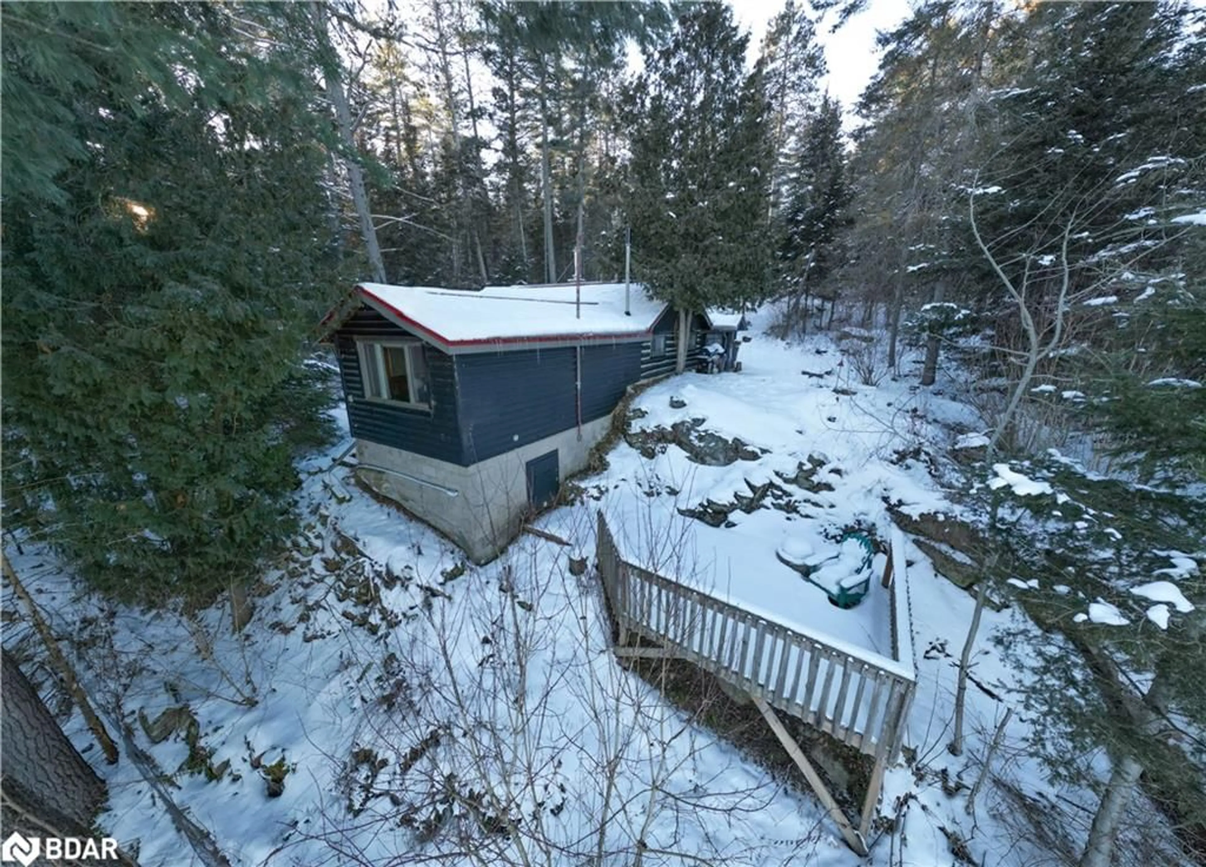 A pic from outside/outdoor area/front of a property/back of a property/a pic from drone, forest/trees view for 9001 Hwy 17 E Hwy, Nipissing Ontario P0H 1V0