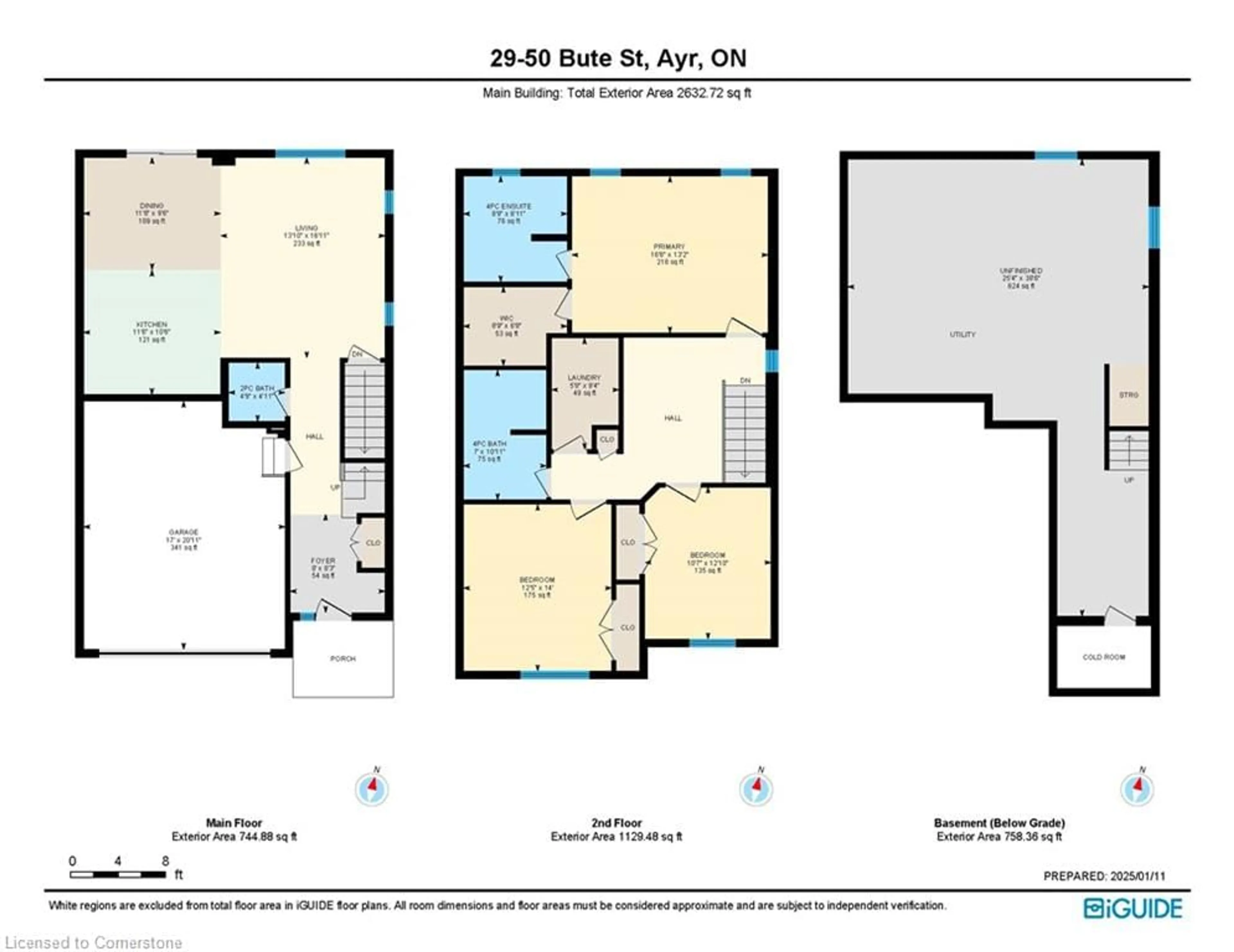 Floor plan for 50 Bute St #29, Ayr Ontario N0B 1E0