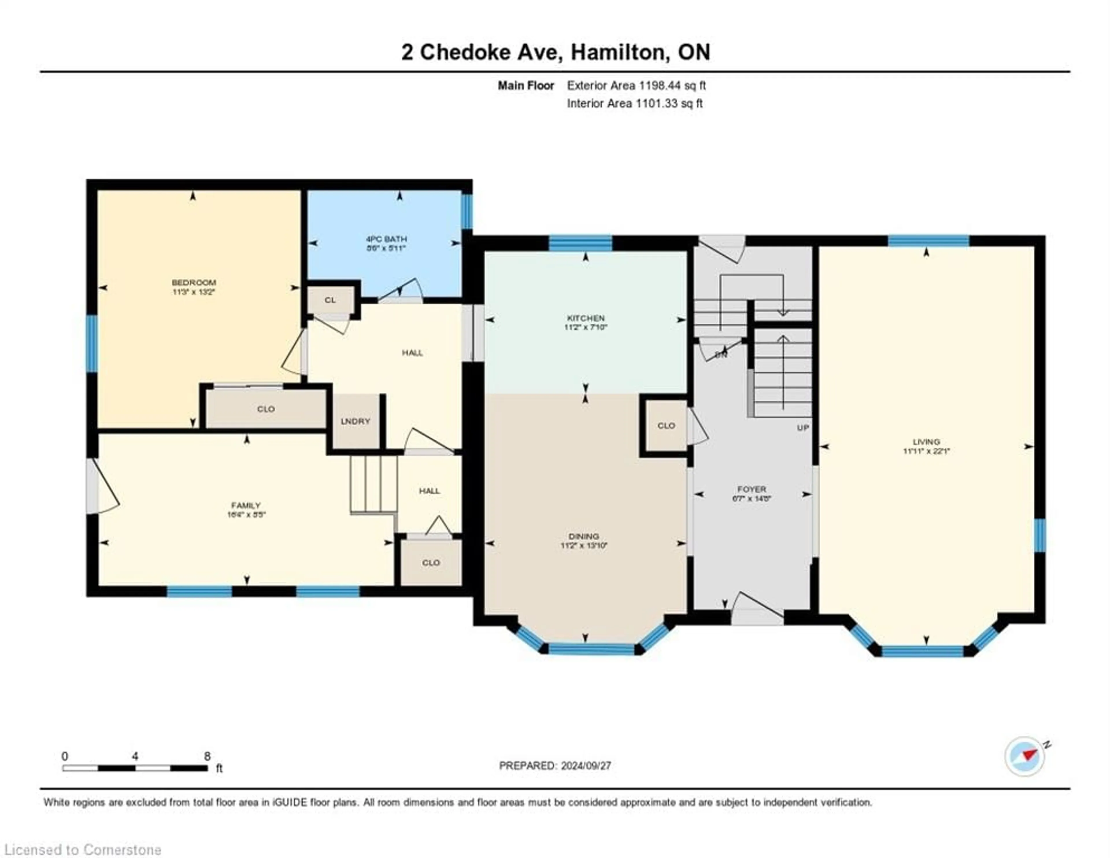 Floor plan for 2 Chedoke Ave, Hamilton Ontario L8P 4N9