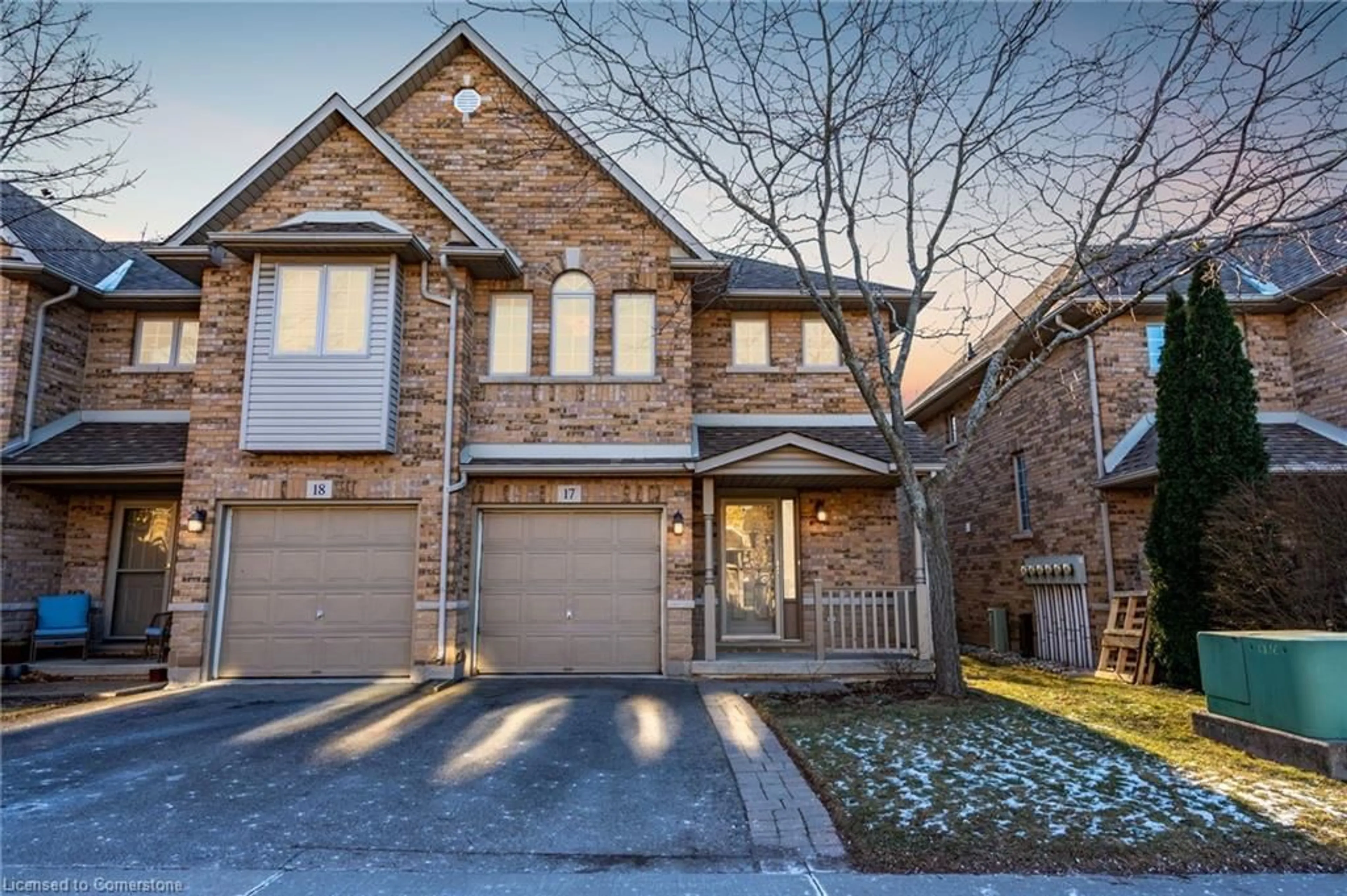 Home with brick exterior material, street for 1276 Silvan Forest Dr #17, Burlington Ontario L7M 4V8