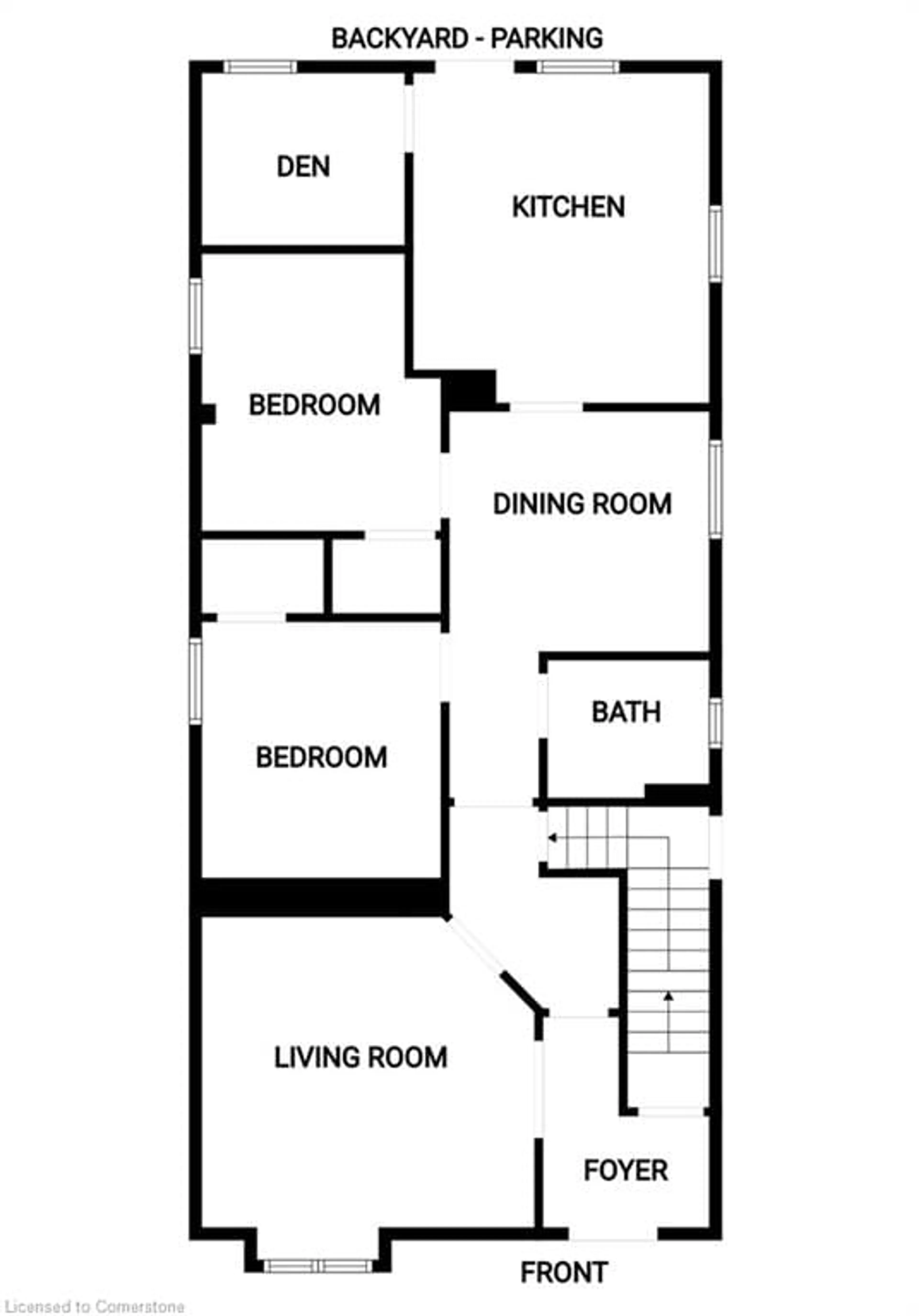 Floor plan for 324 Aberdeen Ave, Hamilton Ontario L8P 2R5