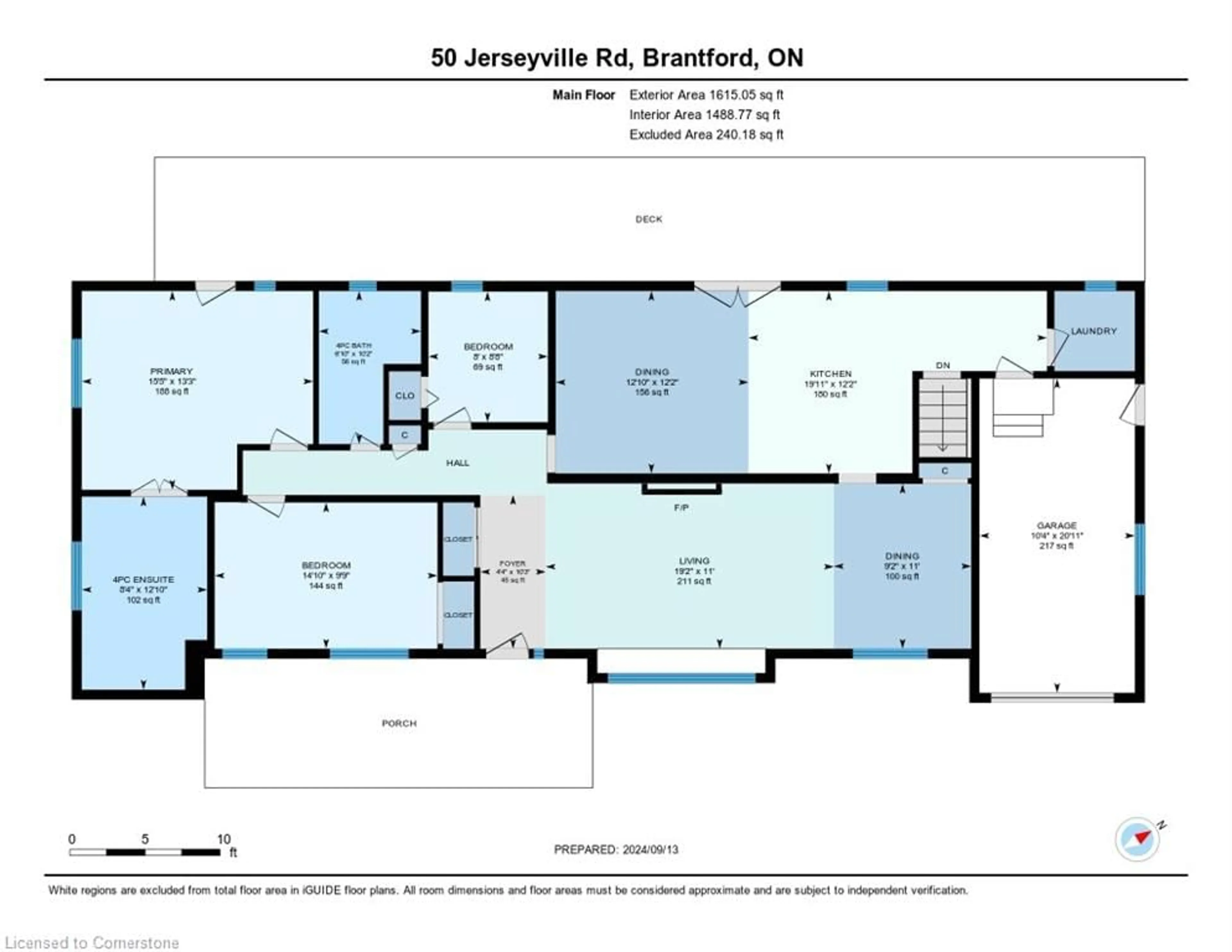 Floor plan for 50 Jerseyville Rd, Brantford Ontario N3T 5M1