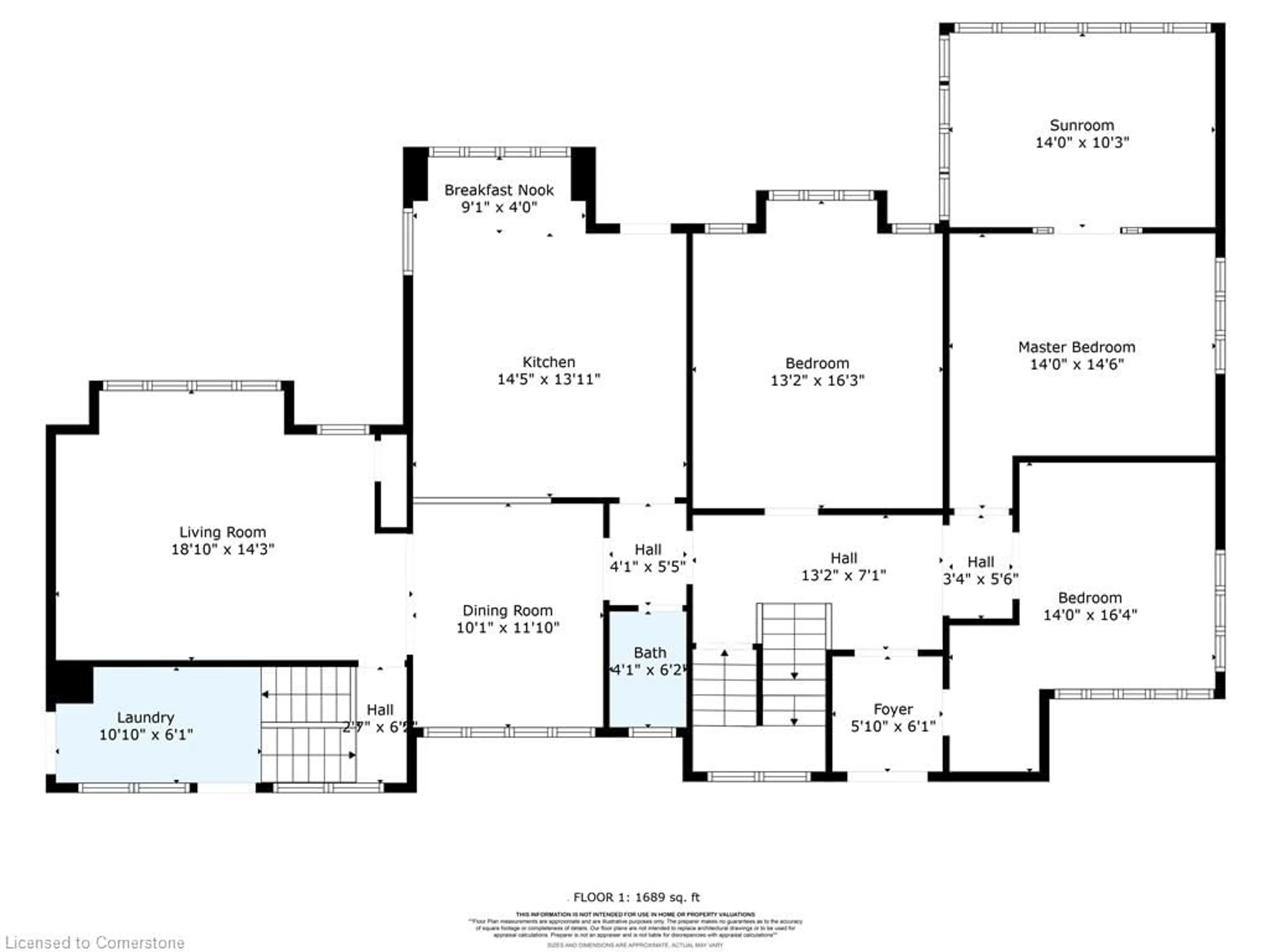 Floor plan for 4 Forsyth Ave, Hamilton Ontario L8S 4E1