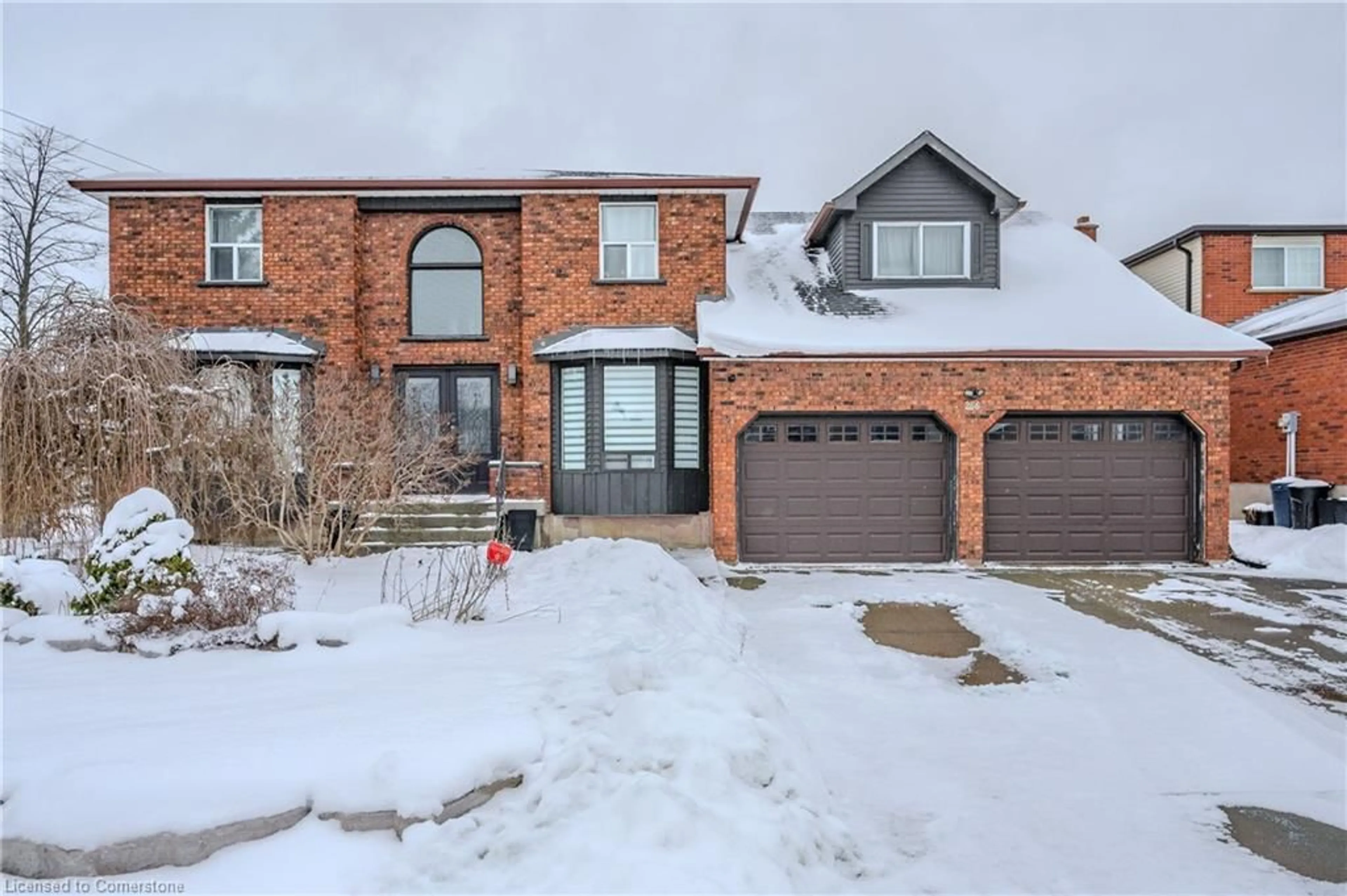 Home with brick exterior material, street for 256 Highview Dr, Kitchener Ontario N2N 2K7