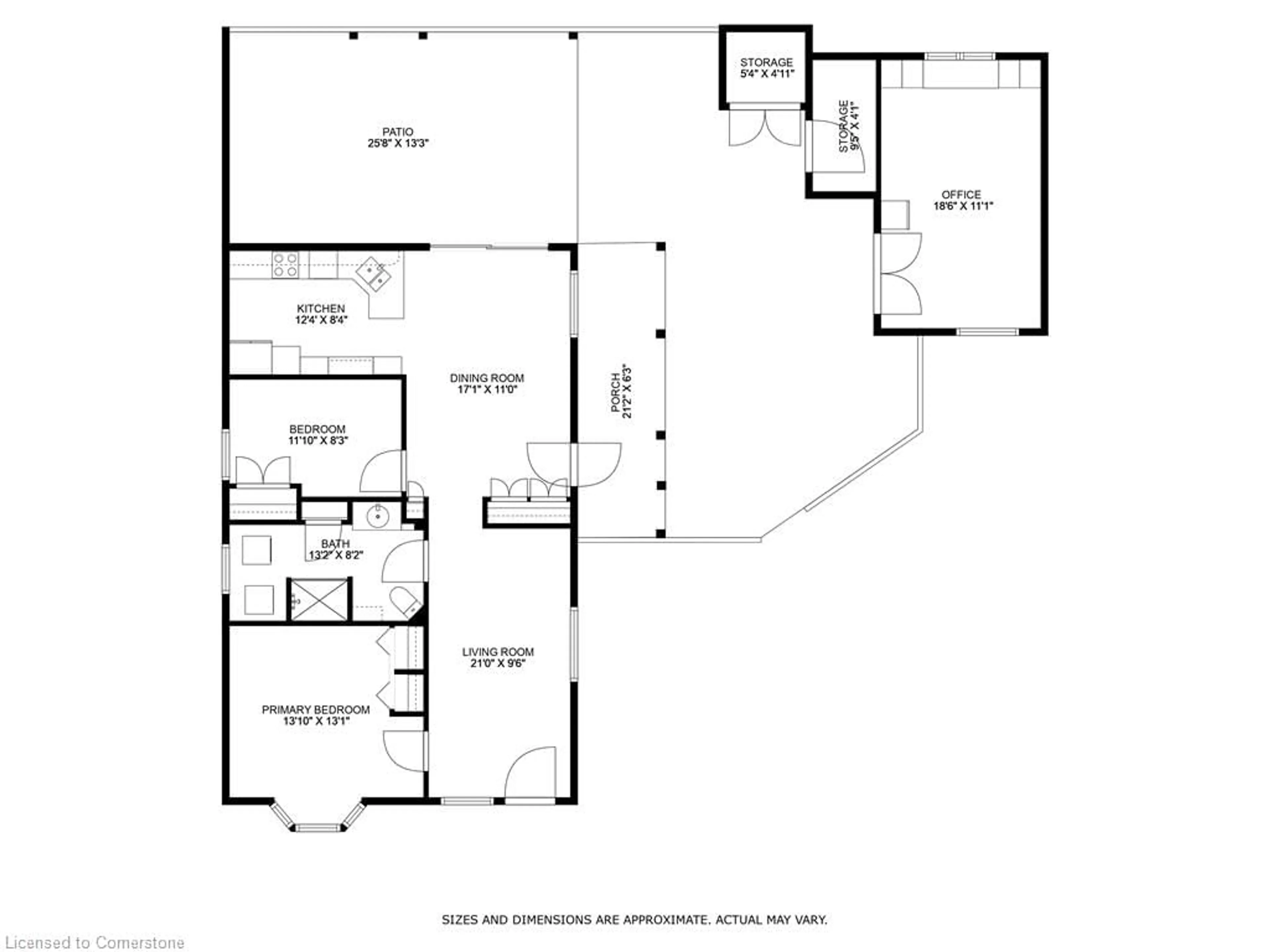 Floor plan for 183 Hatt St, Dundas Ontario L9H 2G7