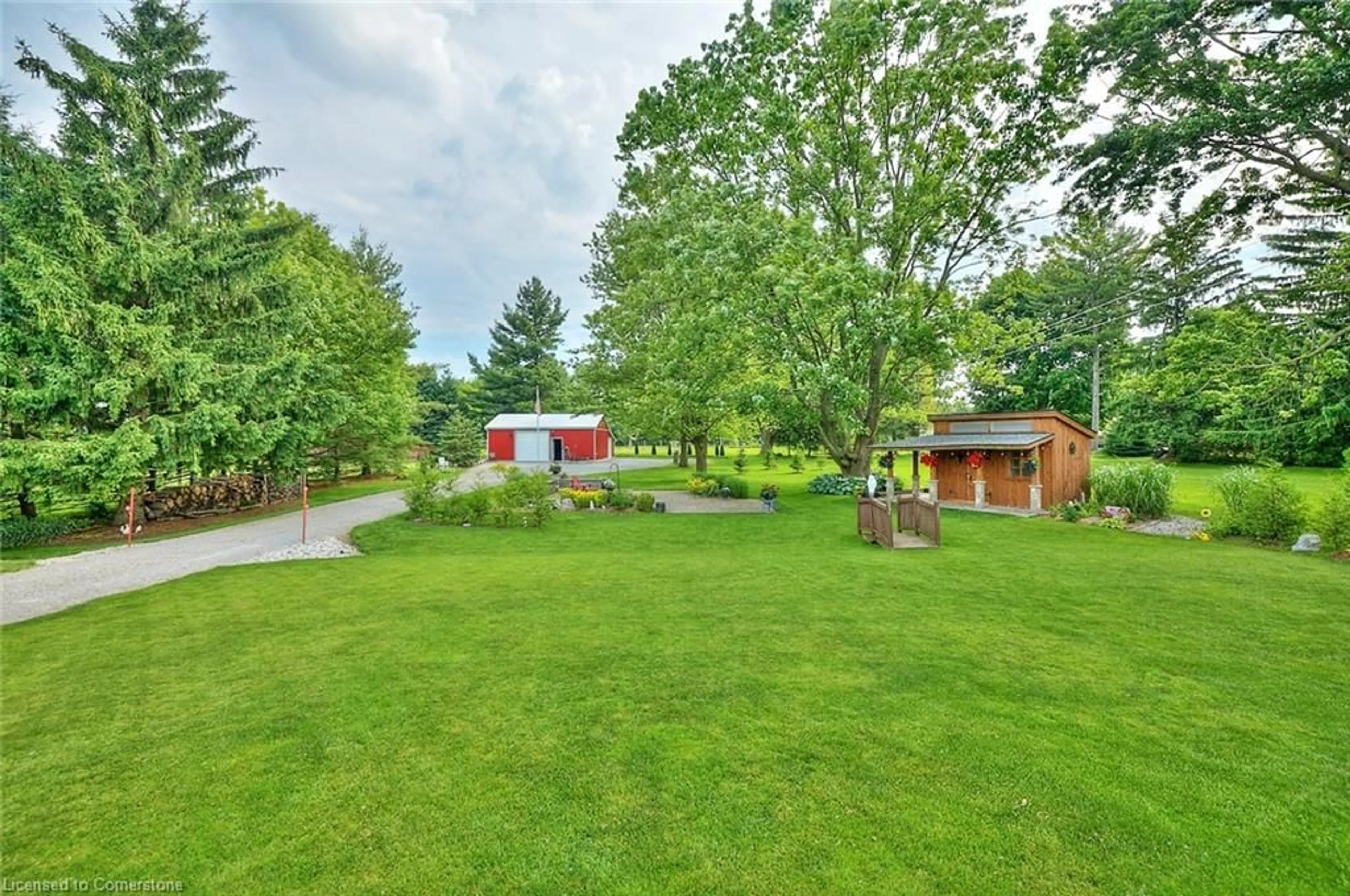 Patio, forest/trees view for 10 Logan Rd, Dunnville Ontario N1A 2W7