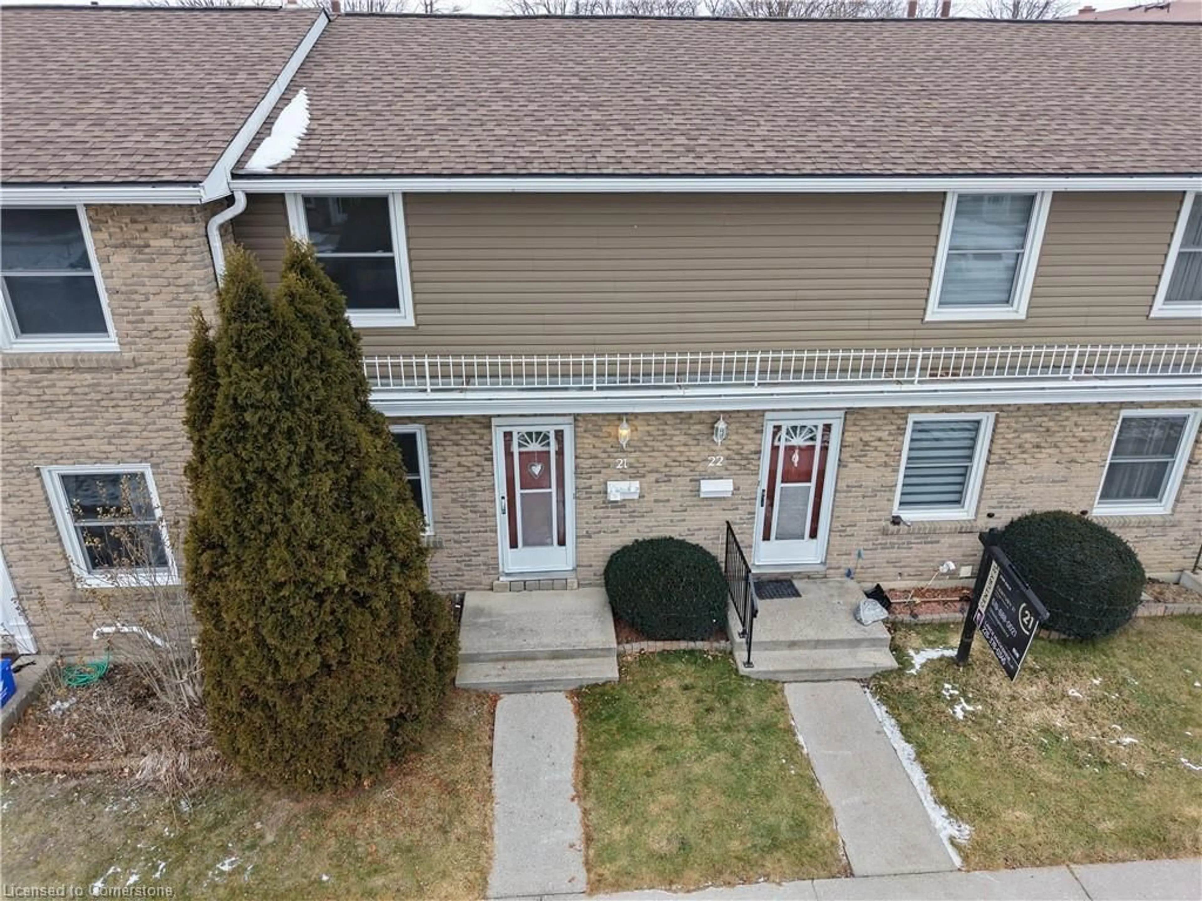 A pic from outside/outdoor area/front of a property/back of a property/a pic from drone, street for 144 Concession St #21, Tillsonburg Ontario N4G 1N5