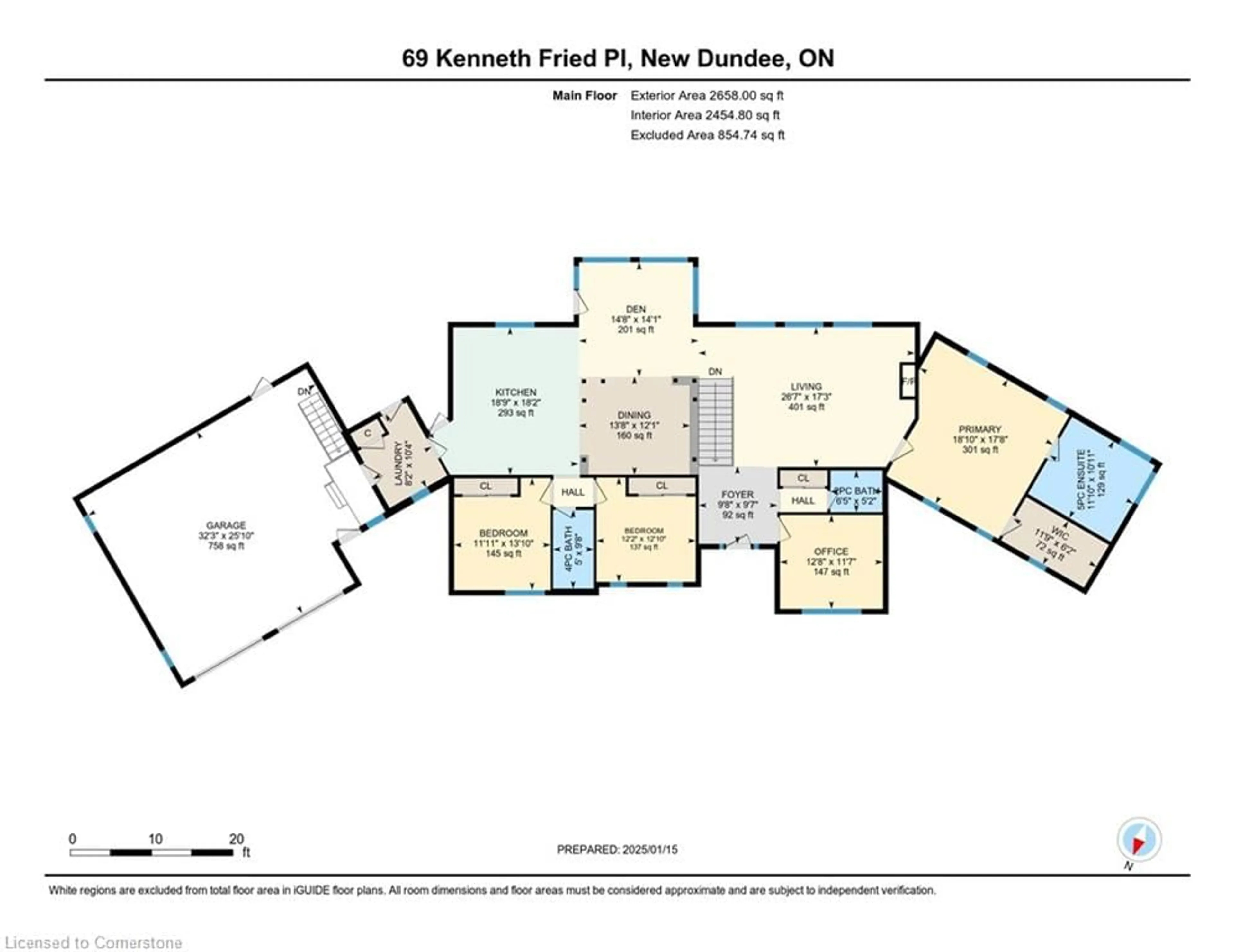 Floor plan for 69 Kenneth Fried Pl, New Dundee Ontario N0B 2E0