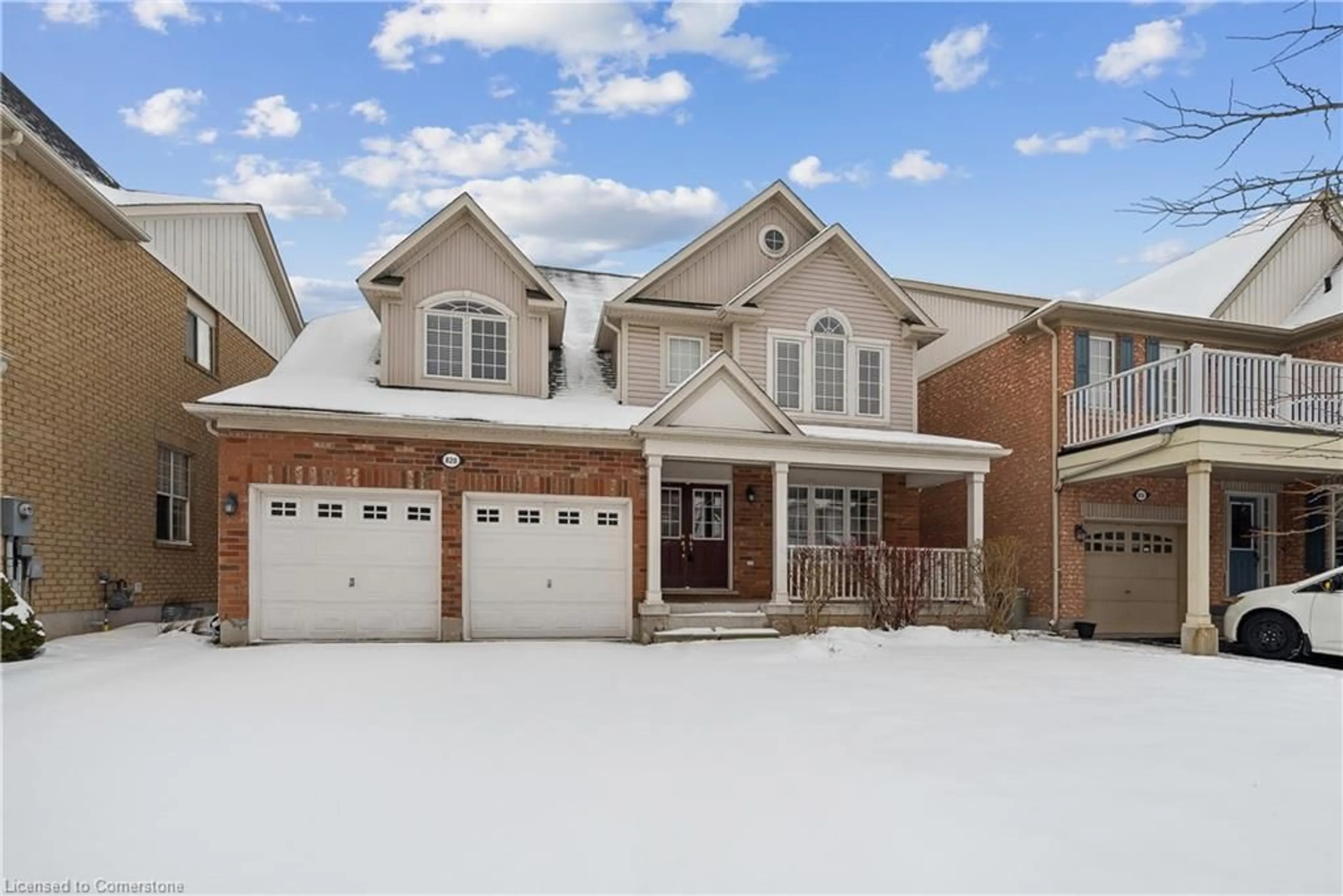 Home with brick exterior material, street for 820 Speck Cross, Milton Ontario L9T 0G6