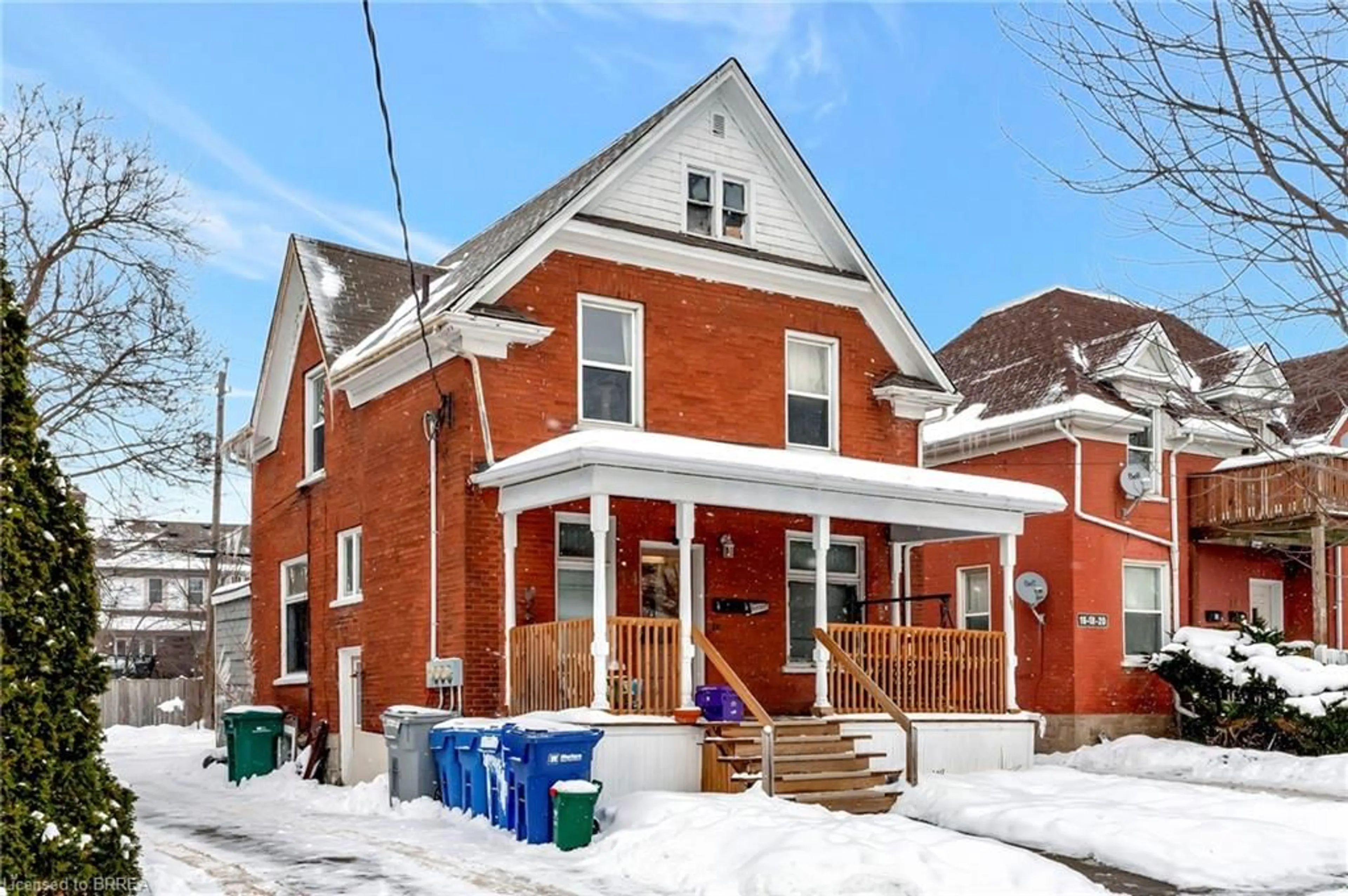 Home with brick exterior material, street for 14-20 Brubacher St, Kitchener Ontario N2H 2V9