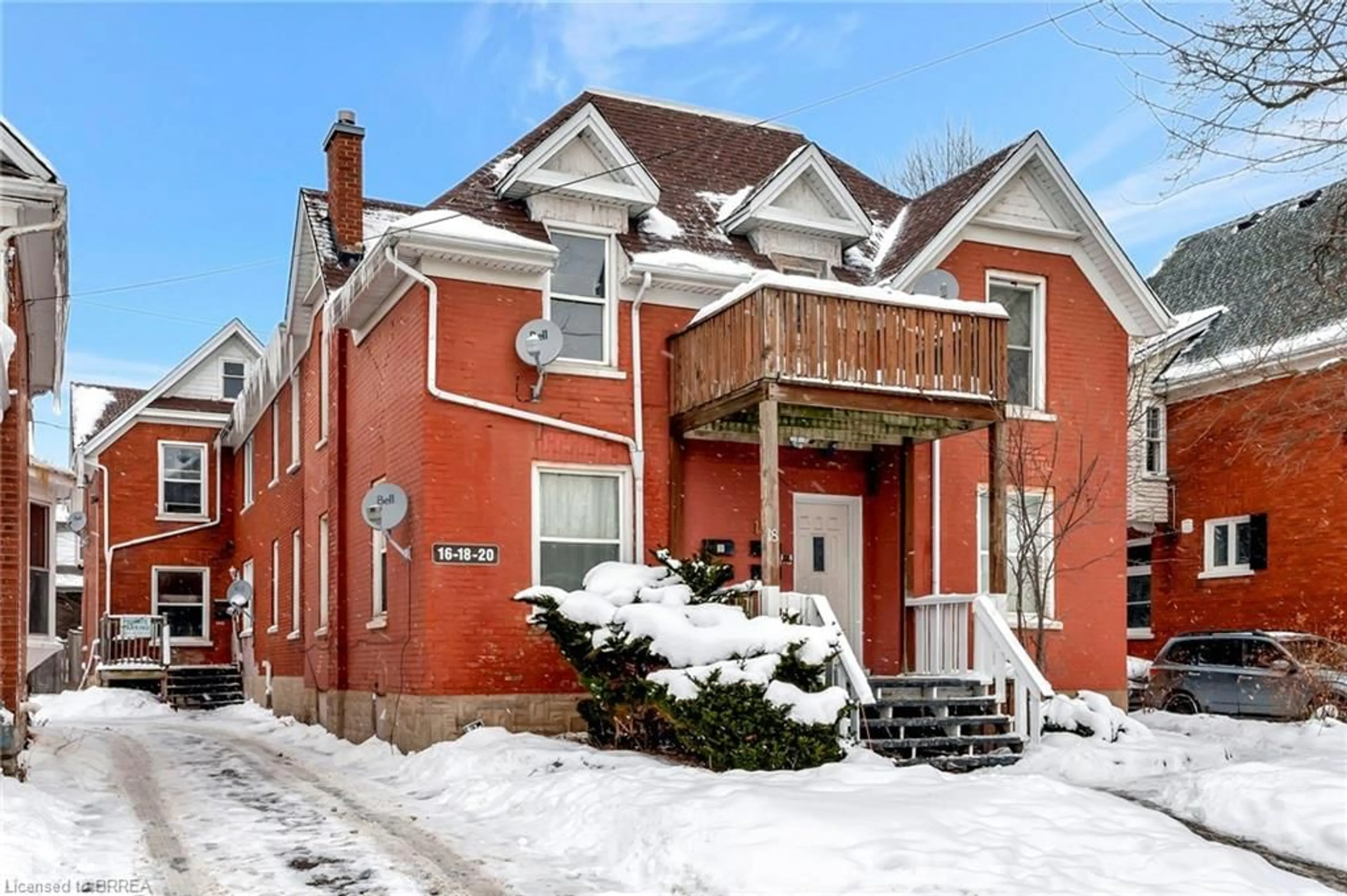 Home with brick exterior material, street for 14-20 Brubacher St, Kitchener Ontario N2H 2V9