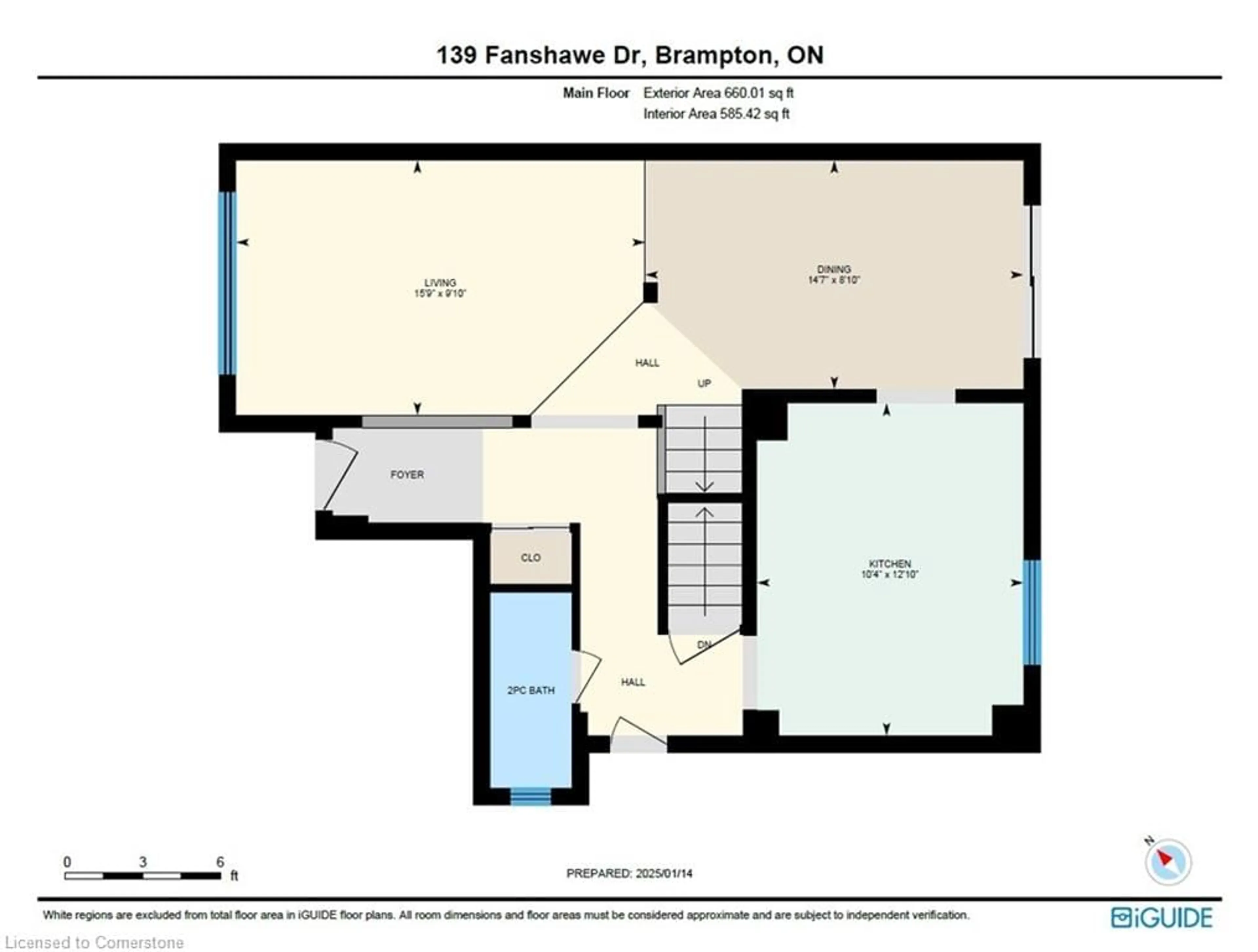 Floor plan for 139 Fanshawe Dr, Brampton Ontario L6Z 1A8