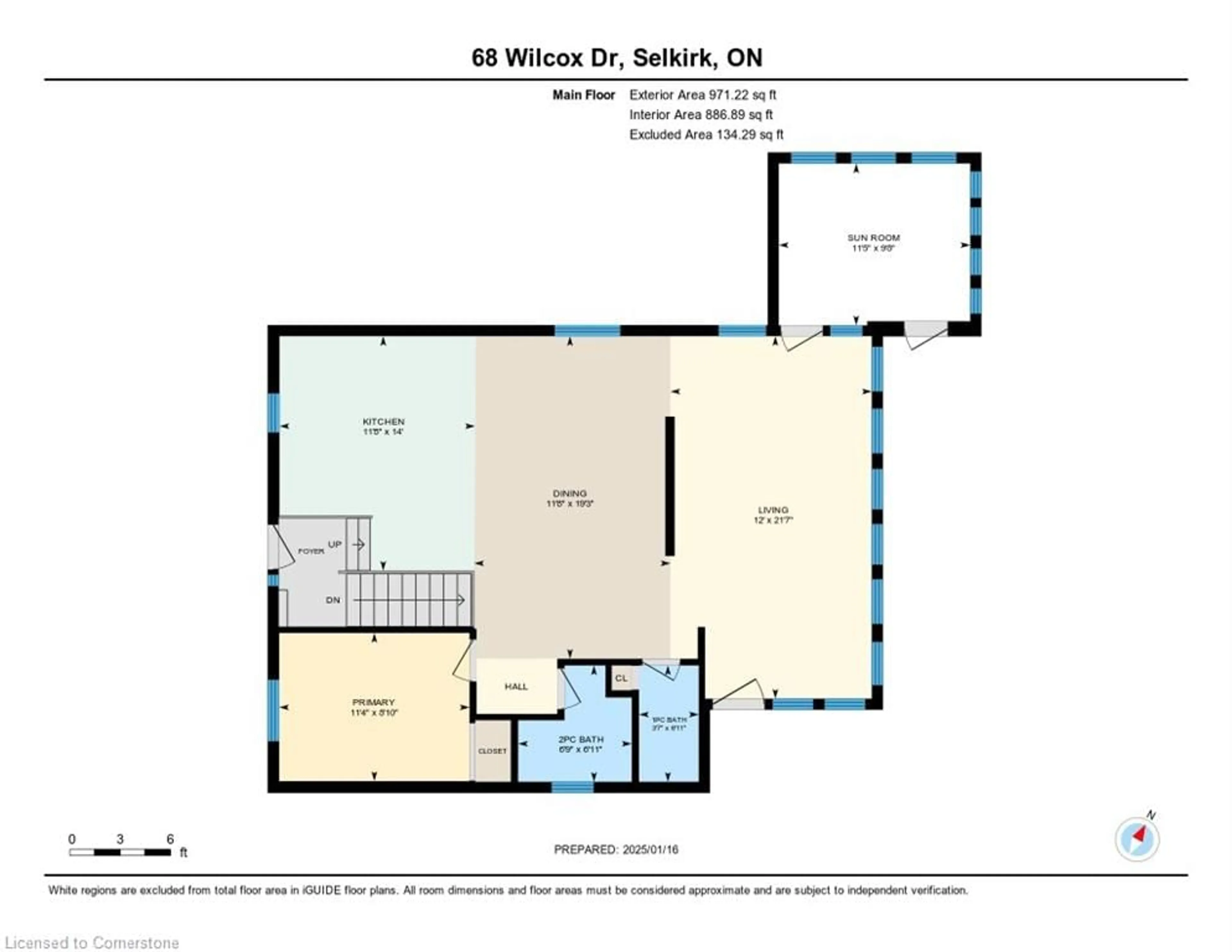 Floor plan for 68 Wilcox Dr Dr, Selkirk Ontario N0A 1P0