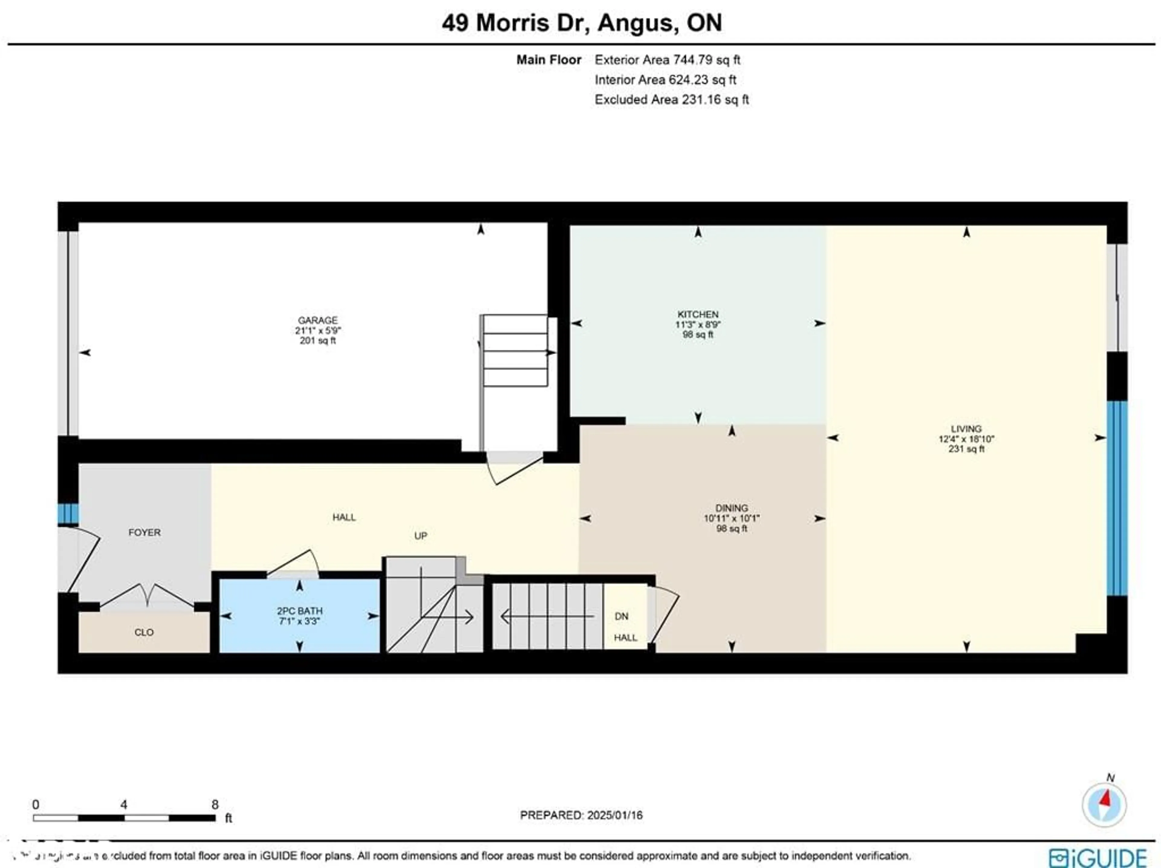 Floor plan for 49 Morris Dr, Angus Ontario L3W 0M5