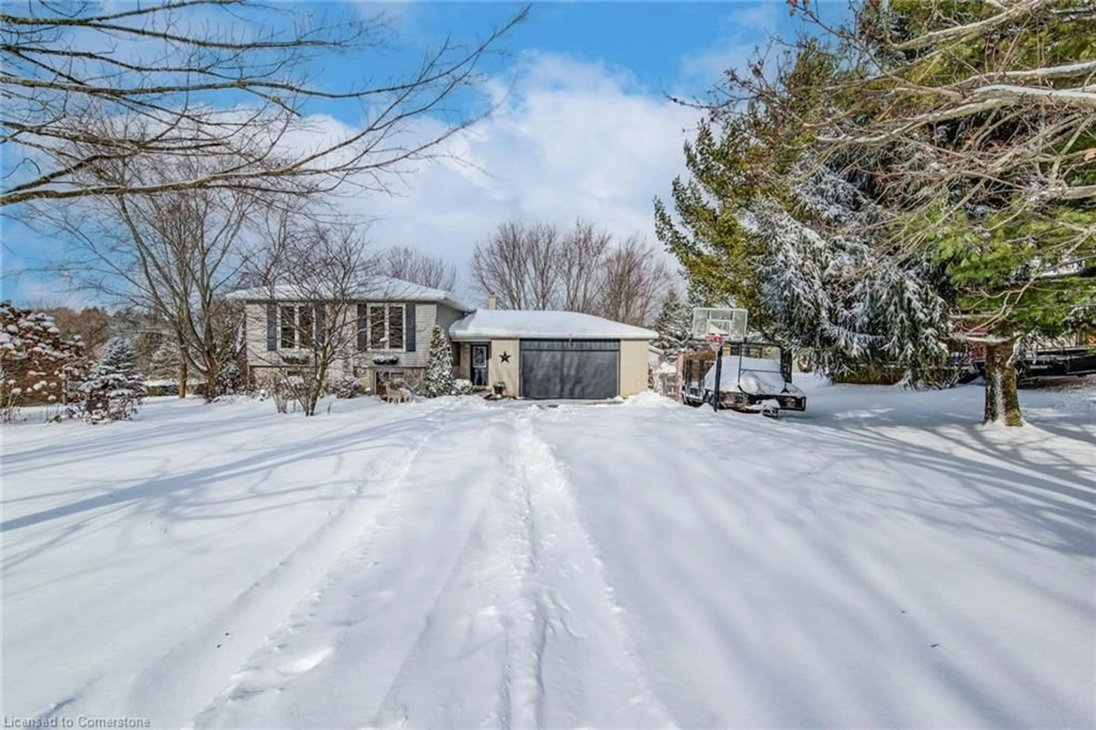 A pic from outside/outdoor area/front of a property/back of a property/a pic from drone, street for 425 Clyde St, Mount Forest Ontario N0G 2L3