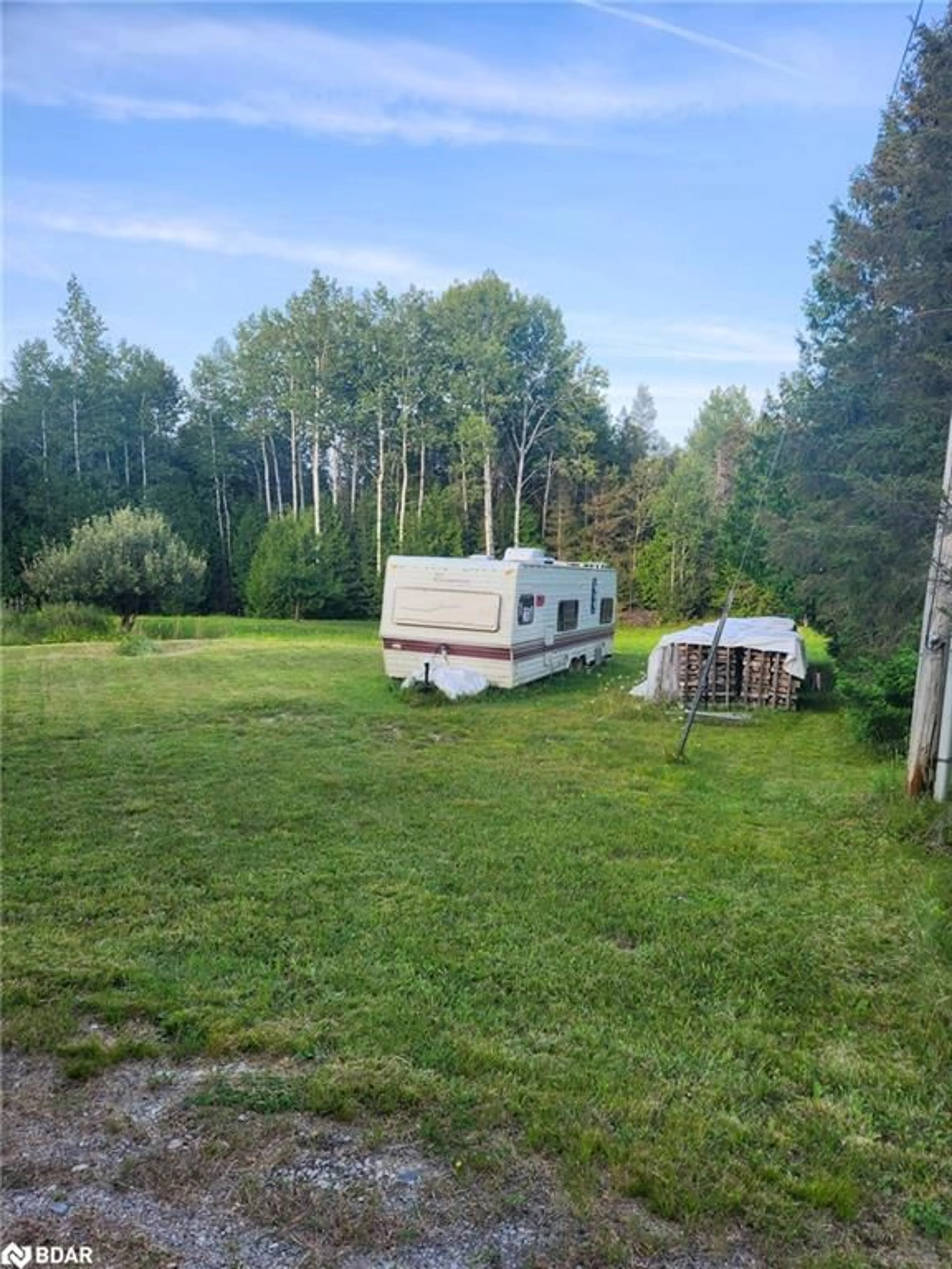 A pic from outside/outdoor area/front of a property/back of a property/a pic from drone, forest/trees view for 20250 Hwy 540, Silver Water Ontario P0P 1H0