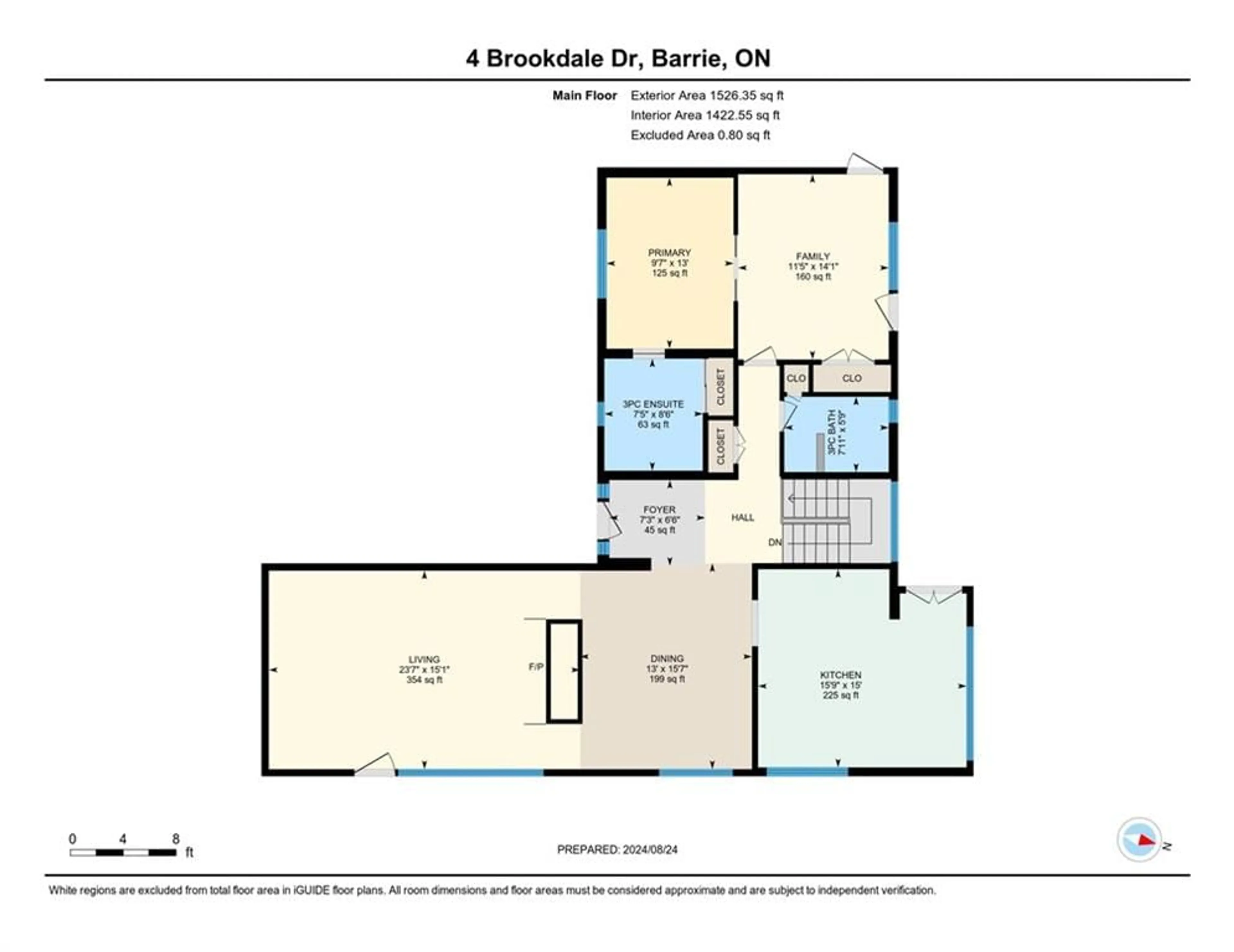 Floor plan for 4 Brookdale Drive, Barrie Ontario L4N 1N5