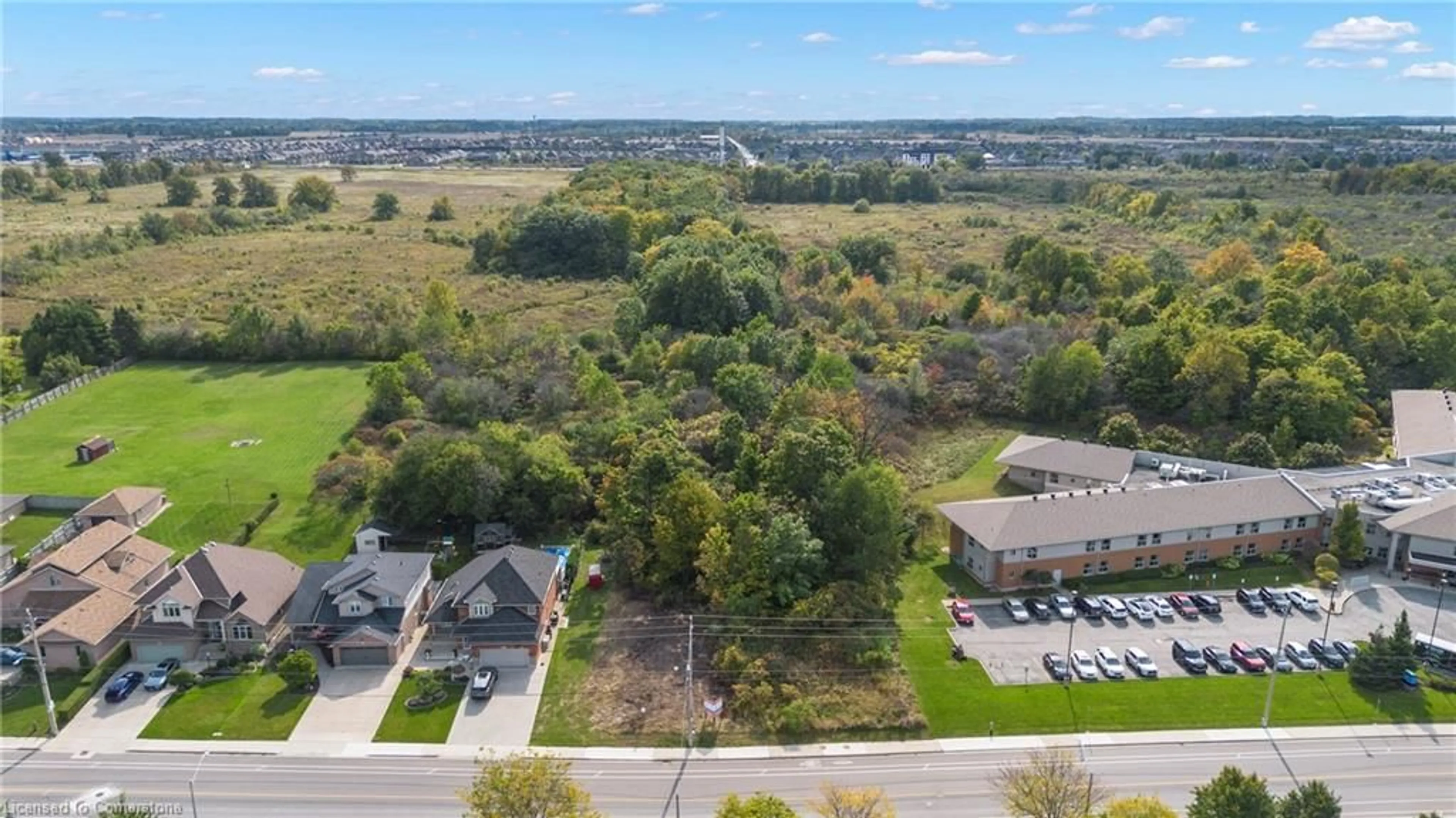 A pic from outside/outdoor area/front of a property/back of a property/a pic from drone, water/lake/river/ocean view for 363 Highland Rd, Stoney Creek Ontario L8J 2S2