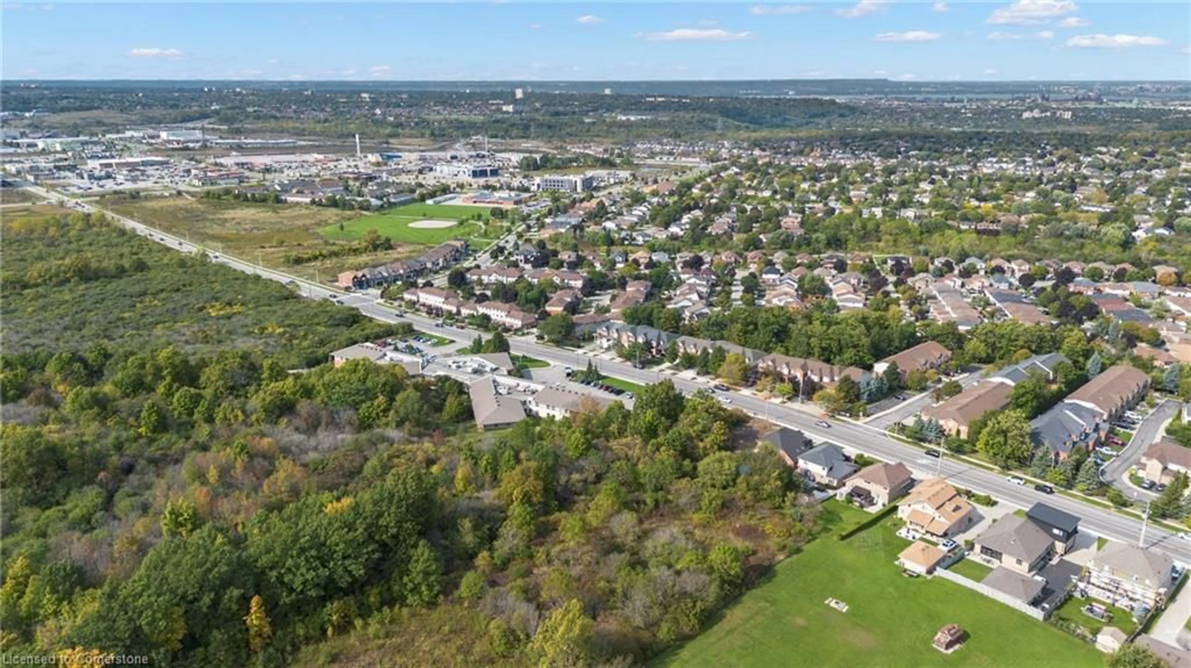 A pic from outside/outdoor area/front of a property/back of a property/a pic from drone, unknown for 363 Highland Rd, Stoney Creek Ontario L8J 2S2