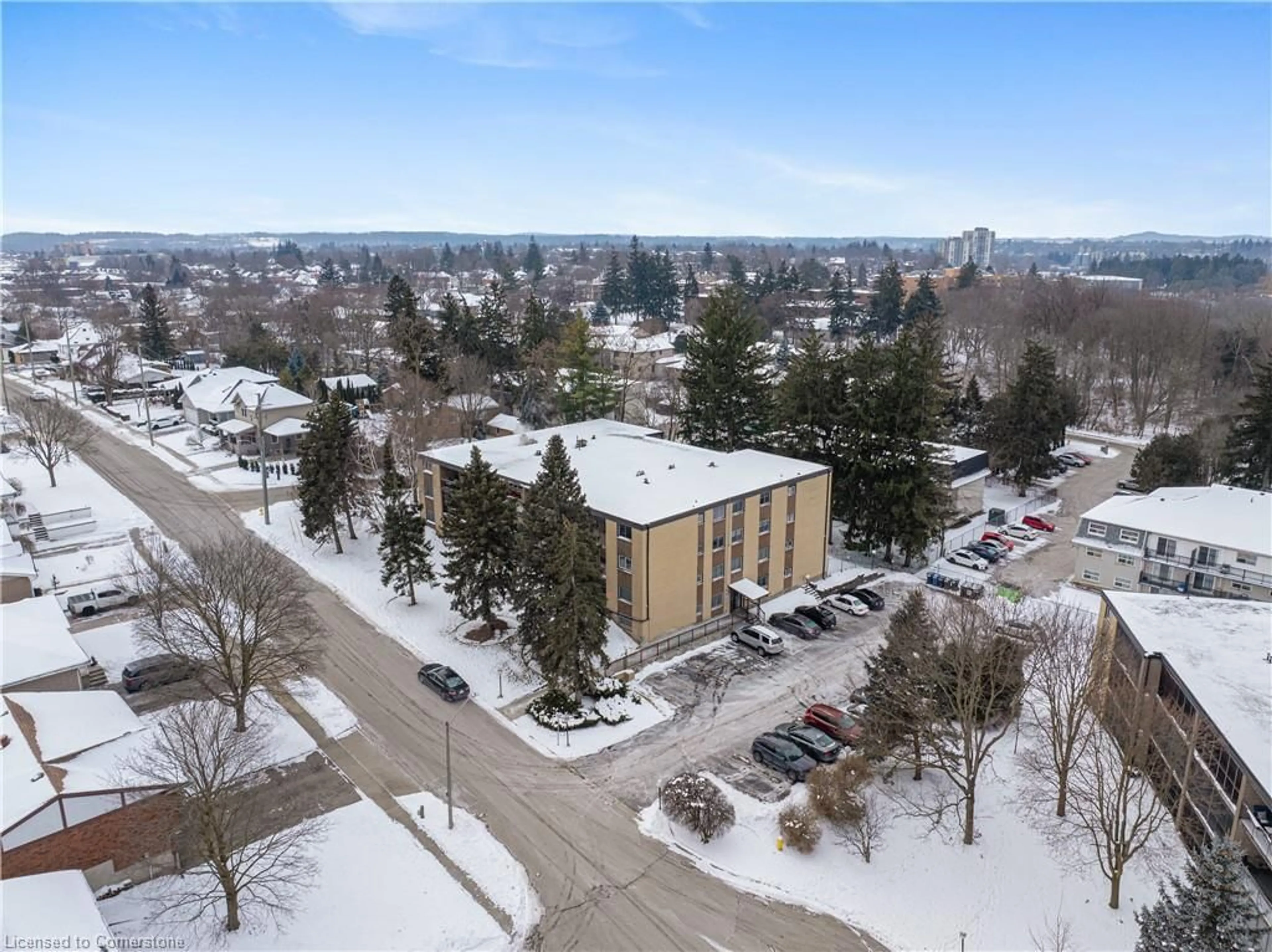 A pic from outside/outdoor area/front of a property/back of a property/a pic from drone, building for 944 Caledonian View #406, Cambridge Ontario N3H 1A5