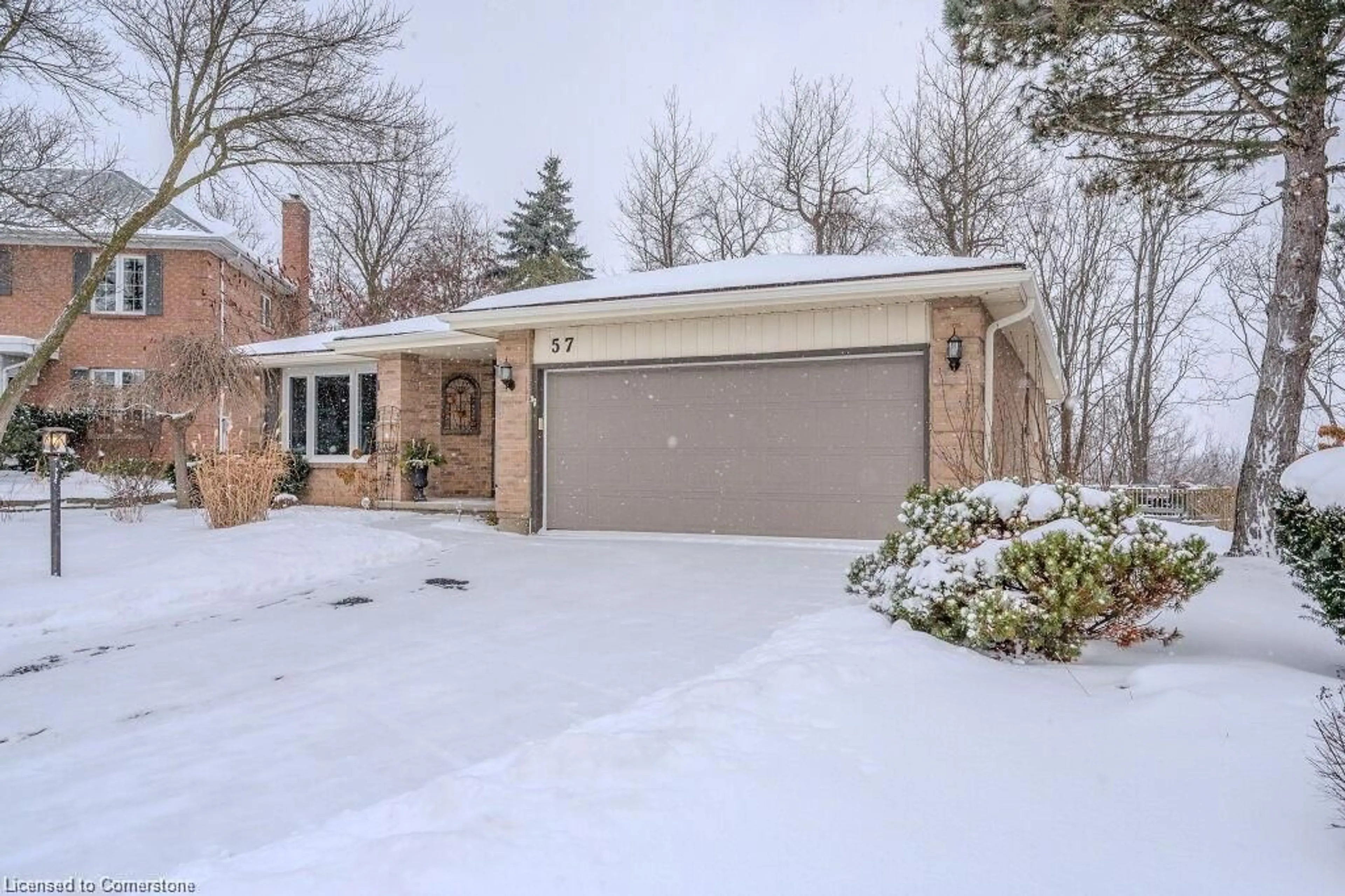 Home with brick exterior material, street for 57 Tinatawa Crt, Kitchener Ontario N2A 3G9