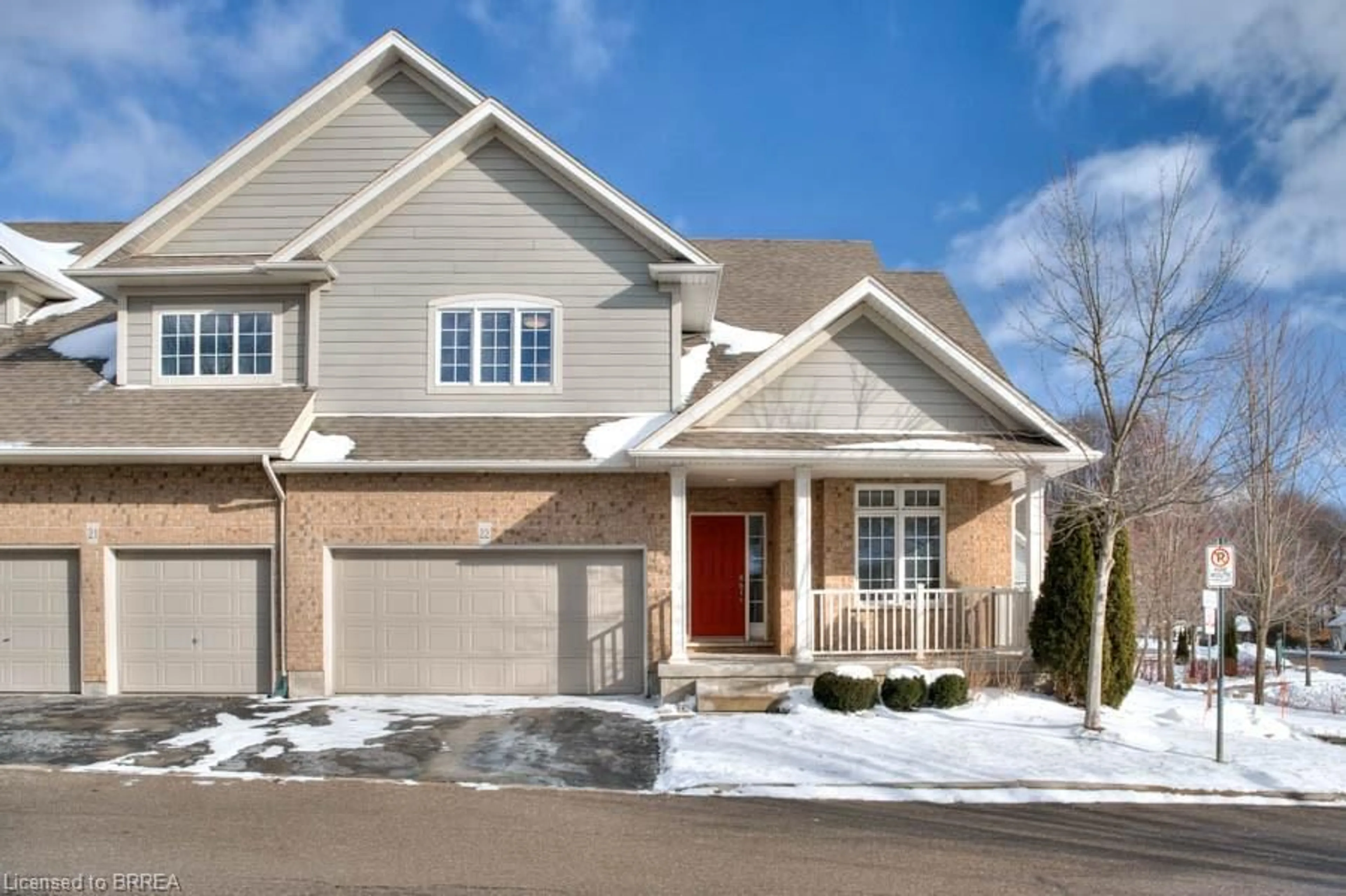 Home with brick exterior material, street for 50 Bryan Crt #22, Kitchener Ontario N2A 4N4