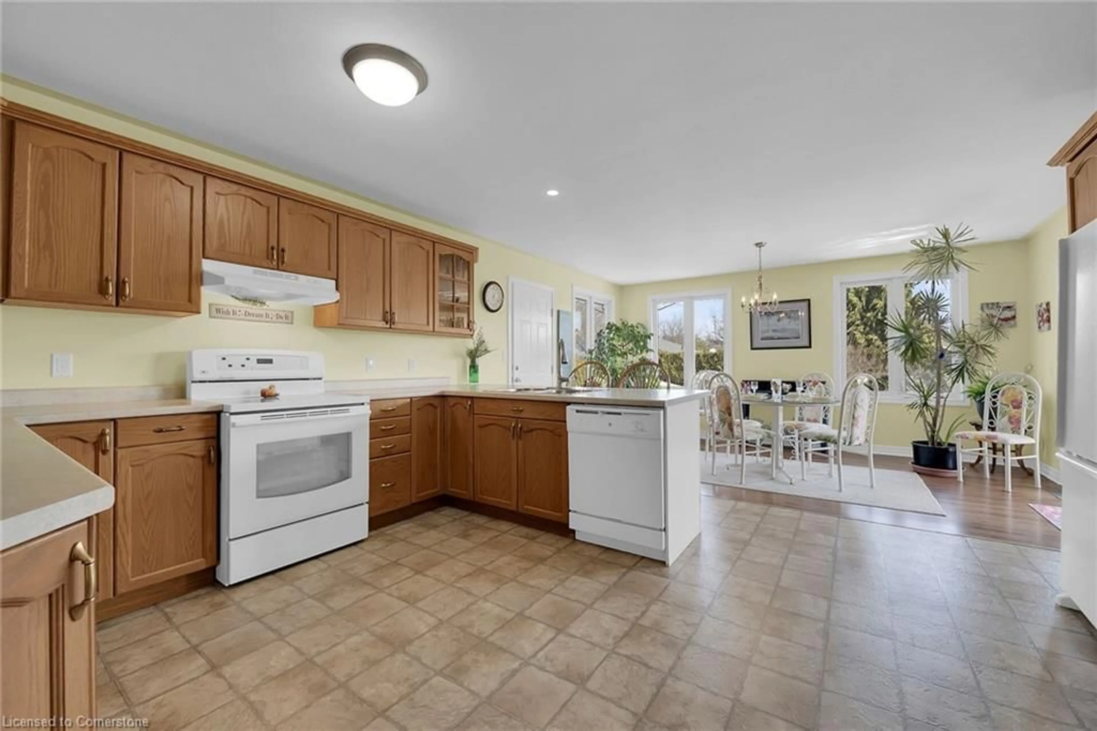 Open concept kitchen, ceramic/tile floor for 12 Schneider Dr, Port Dover Ontario N0A 1N4