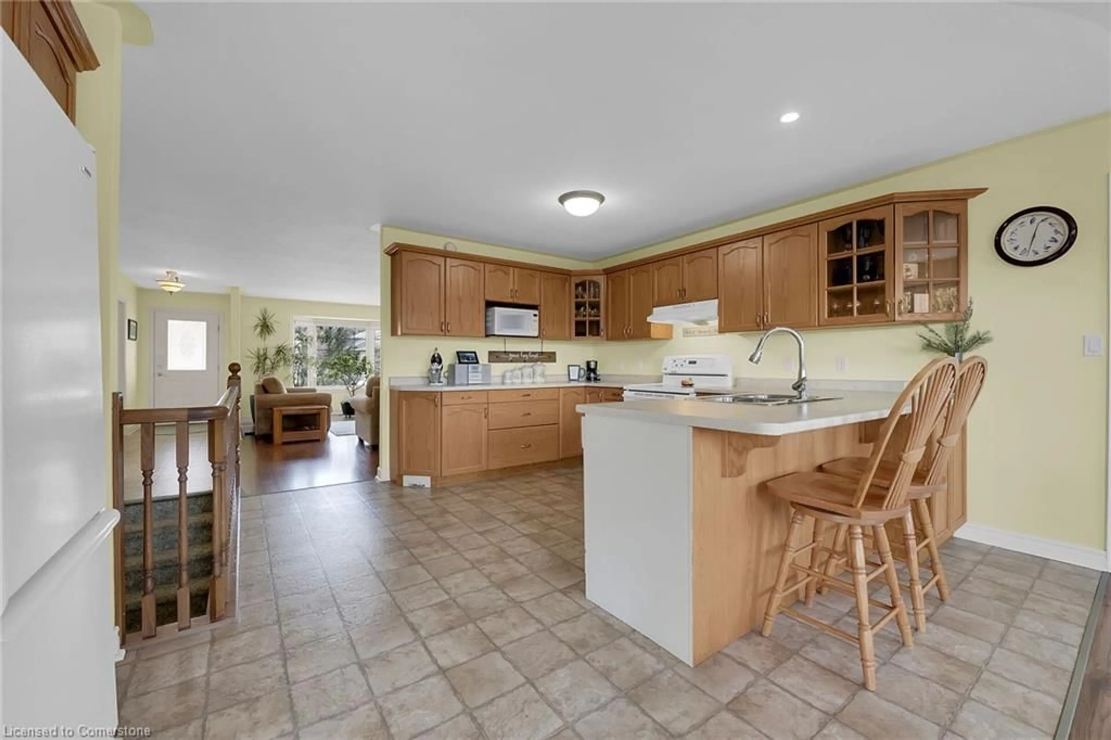 Open concept kitchen, ceramic/tile floor for 12 Schneider Dr, Port Dover Ontario N0A 1N4