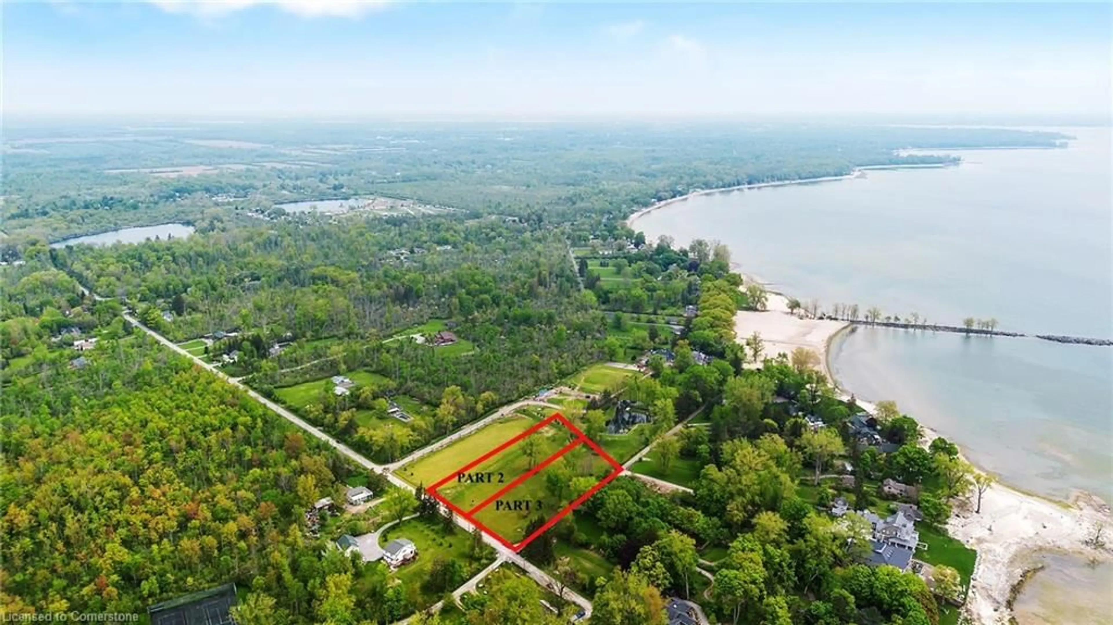 A pic from outside/outdoor area/front of a property/back of a property/a pic from drone, water/lake/river/ocean view for 214 Windmill Point Rd #PART 2, Ridgeway Ontario L0S 1N0