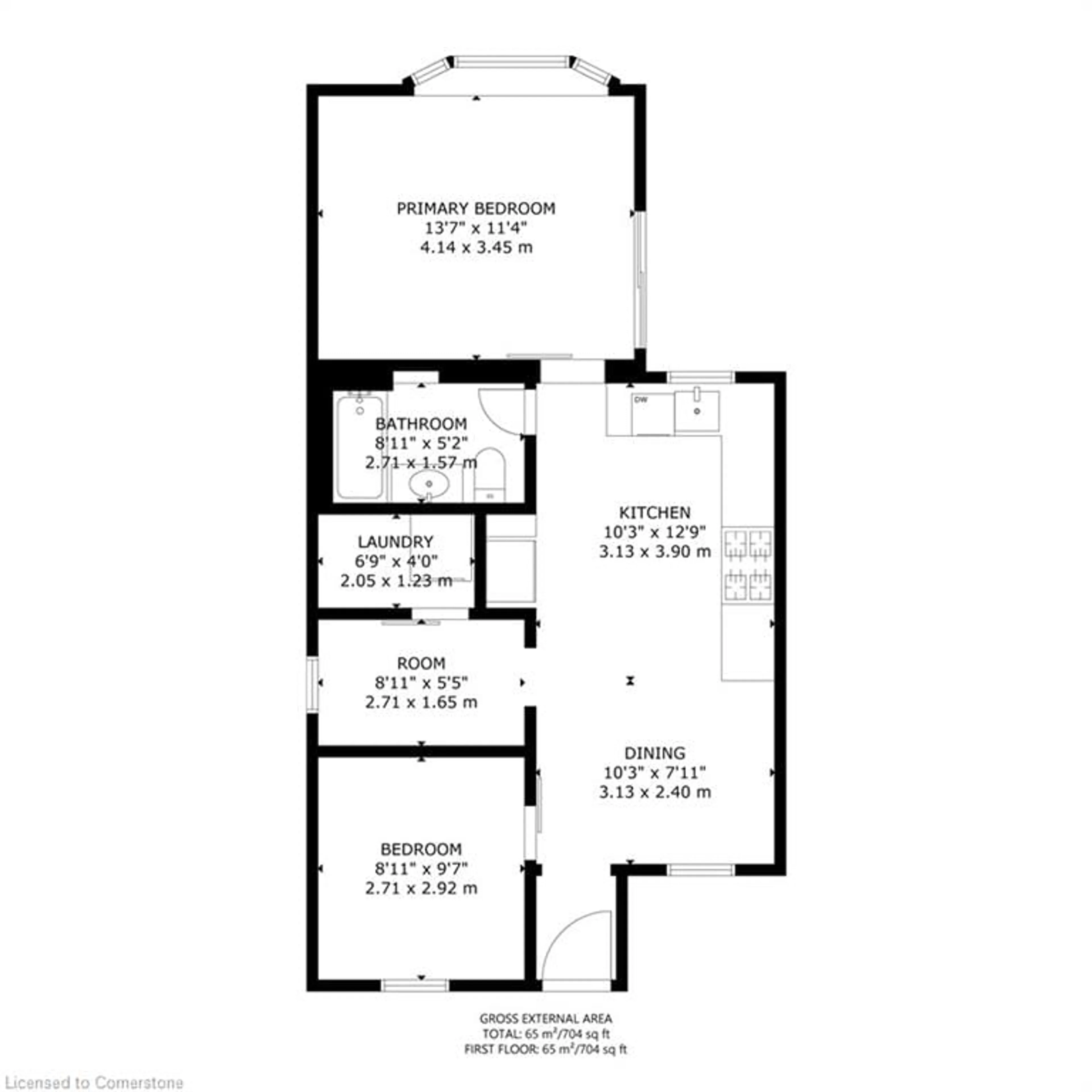 Floor plan for 189 Crockett St, Hamilton Ontario L8V 1H3