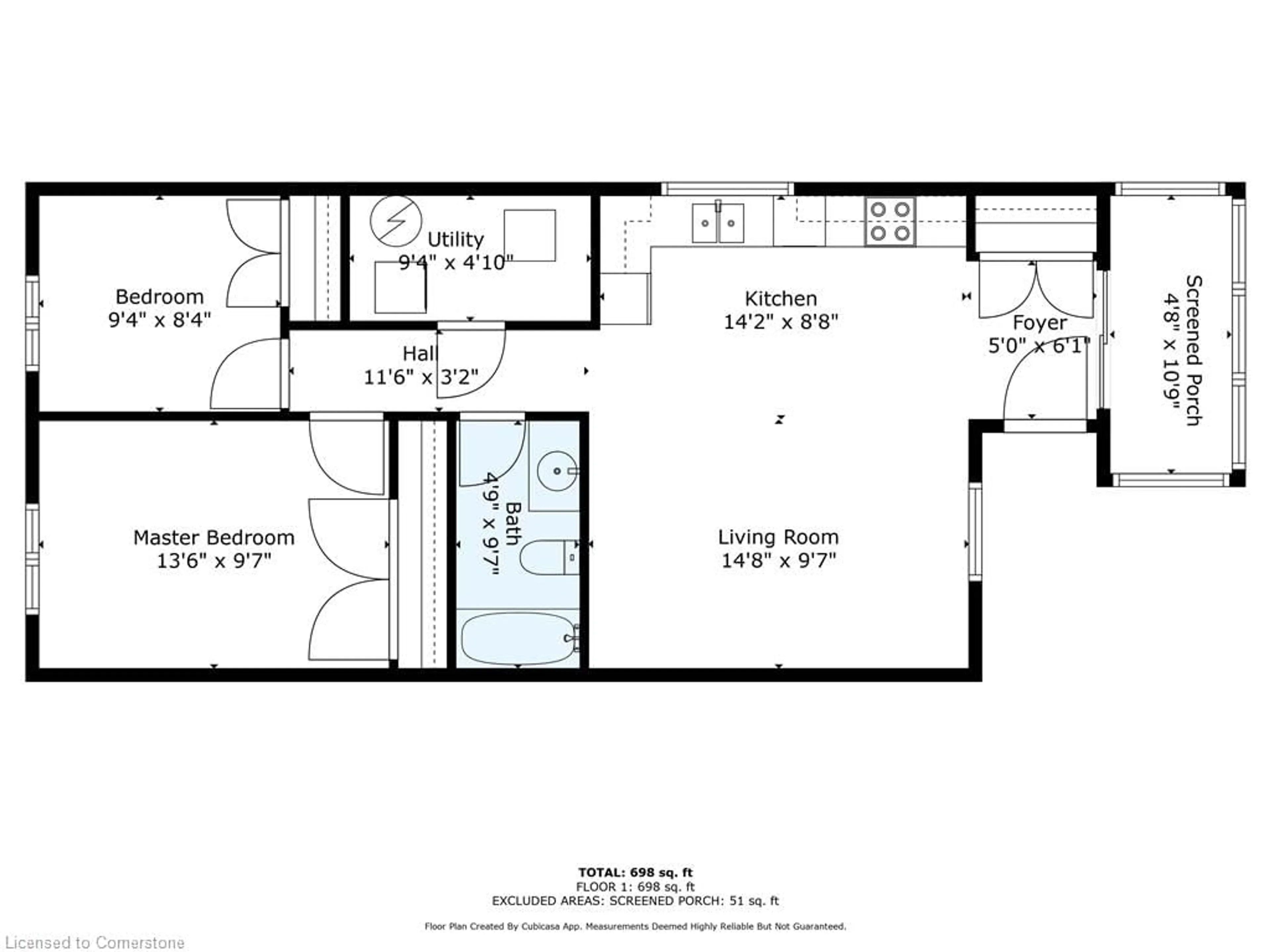 Floor plan for 205 West Oak Trail #49, Kitchener Ontario N2R 0R9