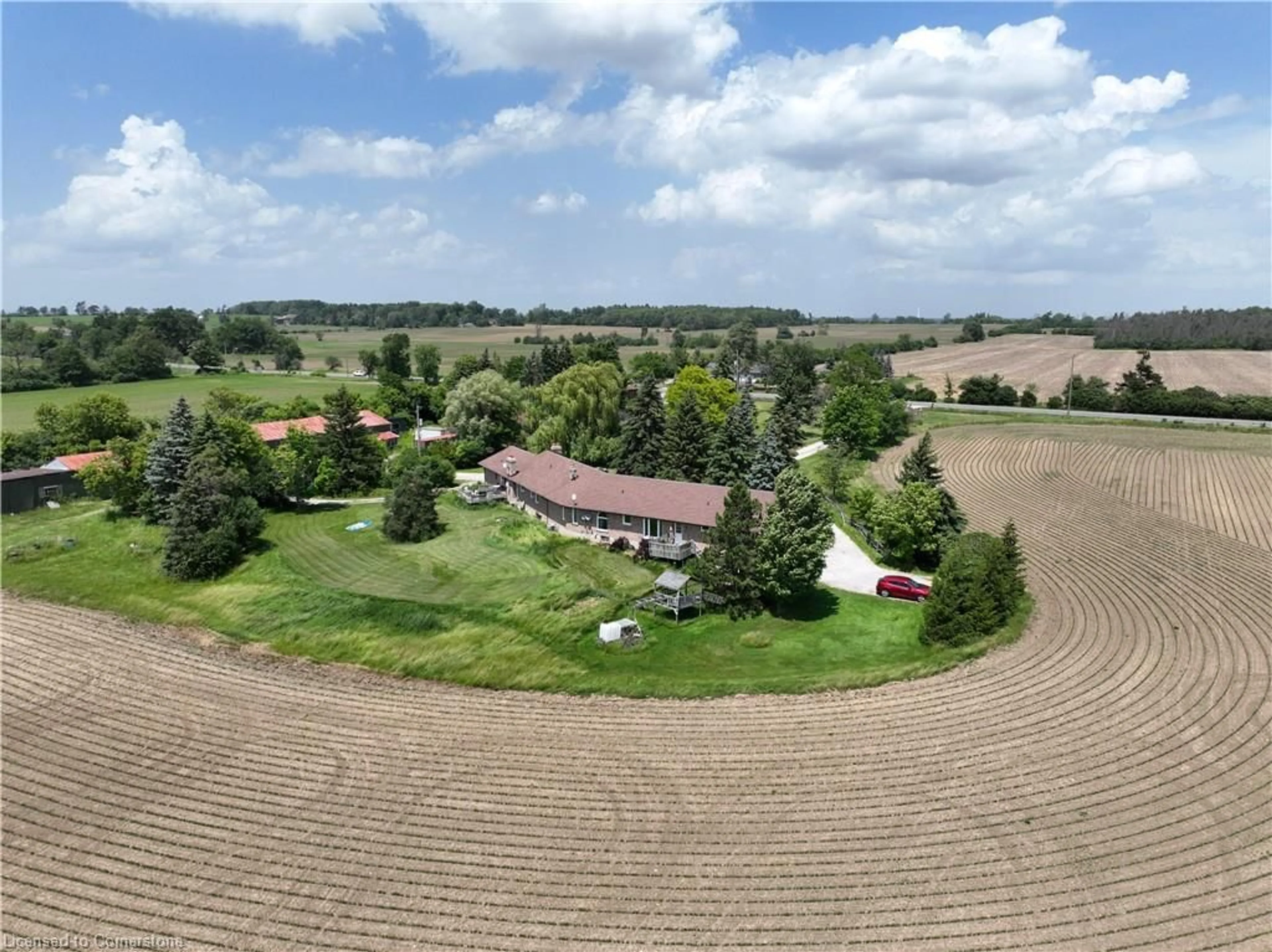 A pic from outside/outdoor area/front of a property/back of a property/a pic from drone, unknown for 8790 Ninth Line, Halton Hills Ontario L0P 1K0