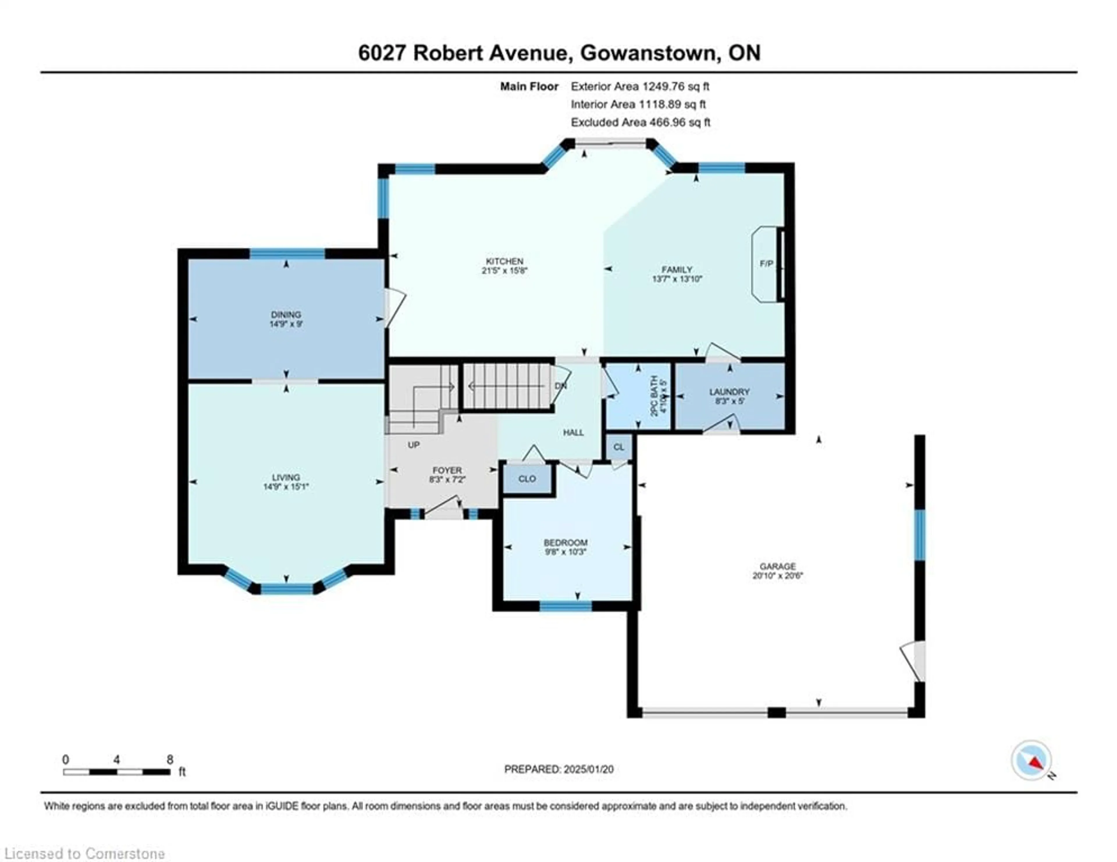 Floor plan for 6027 Robert Ave, Gowanstown Ontario N0G 1Y0