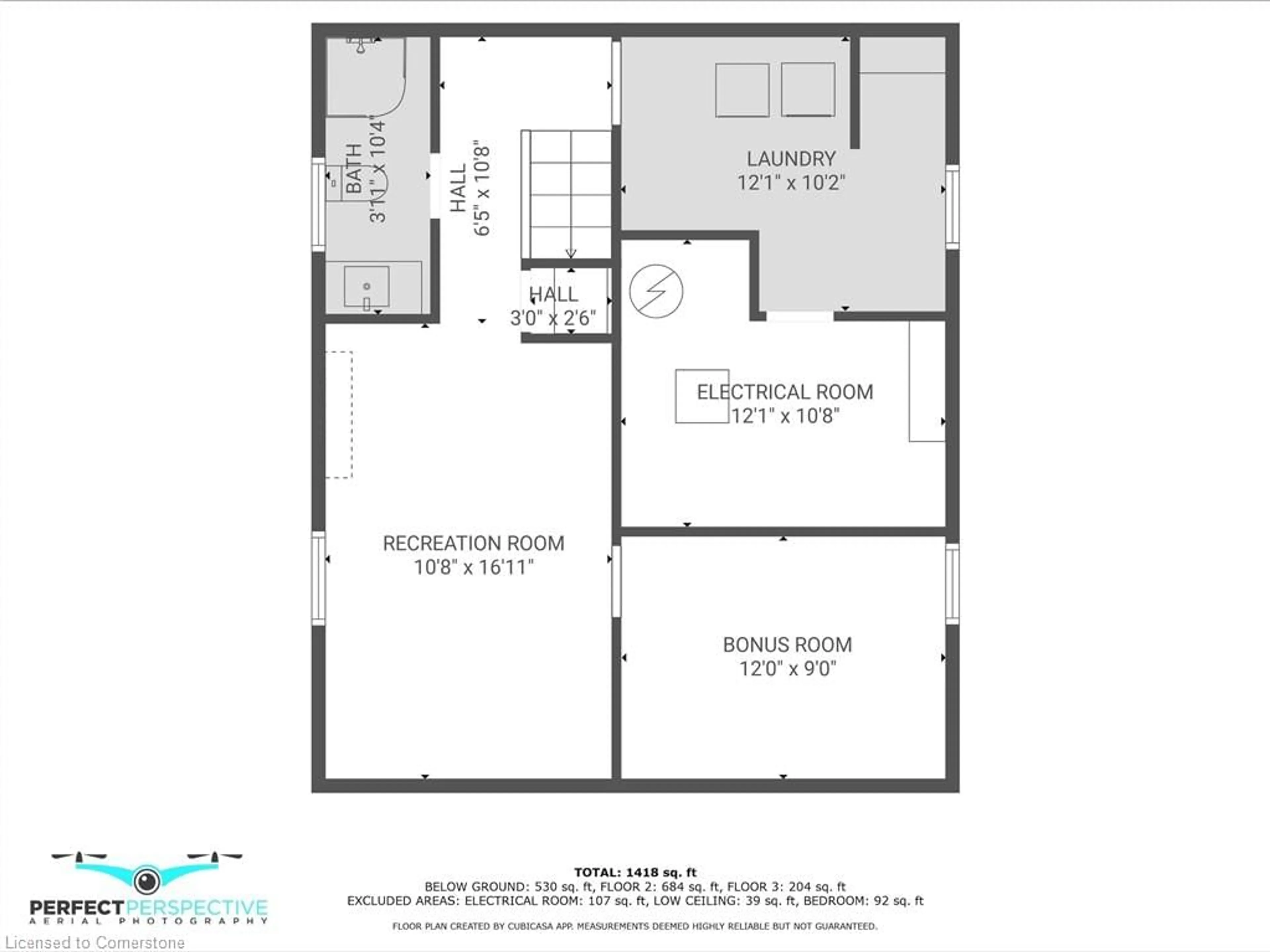 Floor plan for 30 Bell St, Delhi Ontario N4B 1W8