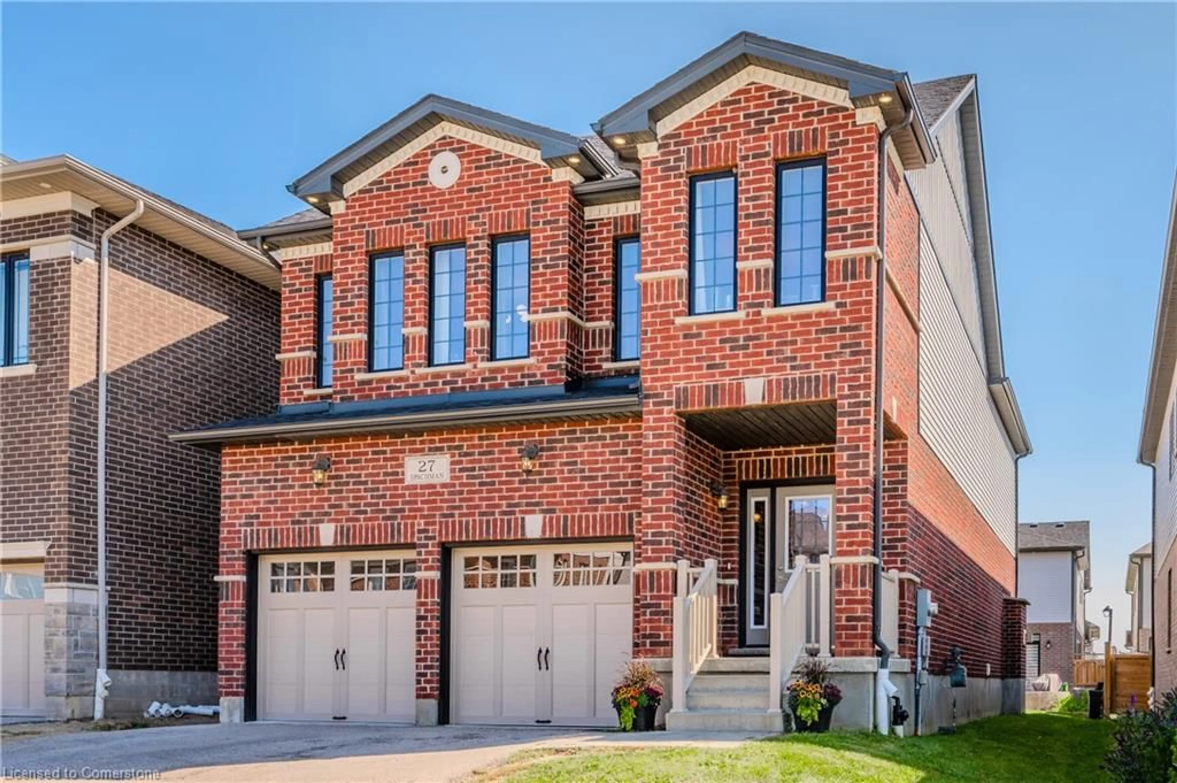 Home with brick exterior material, street for 27 Spachman St, Kitchener Ontario N2R 0N5