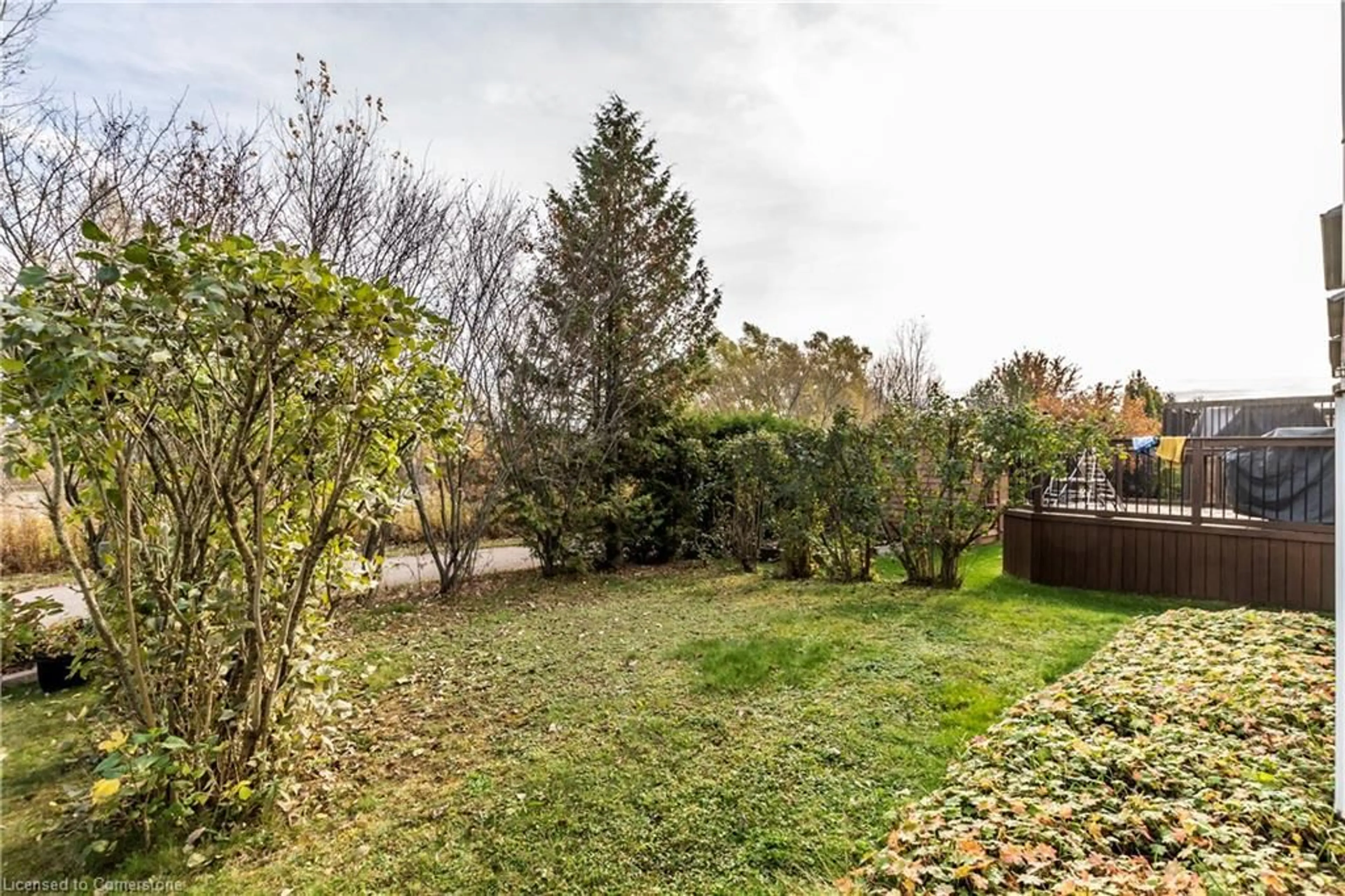 Patio, forest/trees view for 638 Winterberry Ave, Waterloo Ontario N2V 2X4