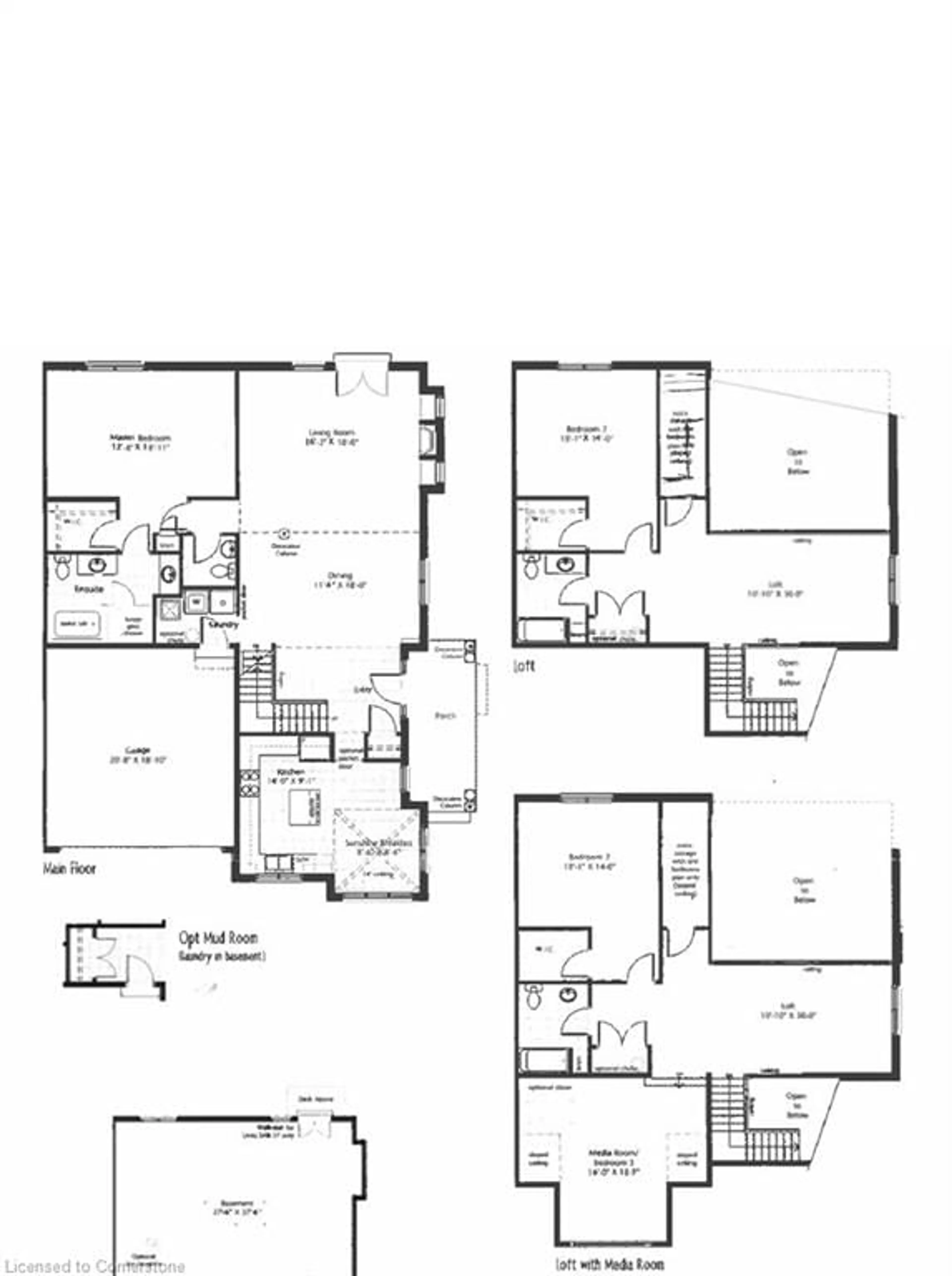 Floor plan for 35 Landscapes Trail, Ancaster Ontario L9K 0A1