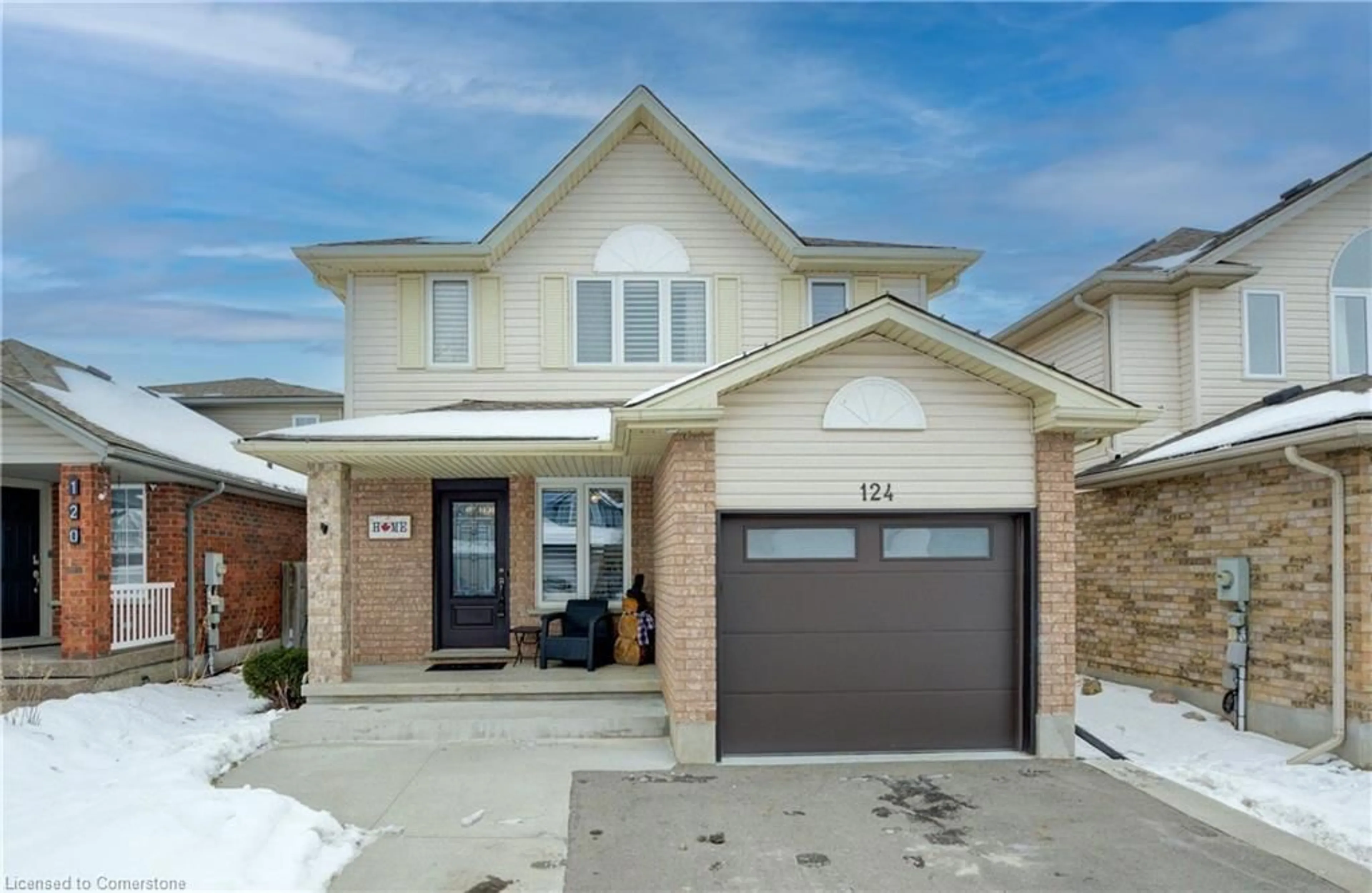 Home with brick exterior material, street for 124 Whittaker Cres, Cambridge Ontario N1T 1Y7