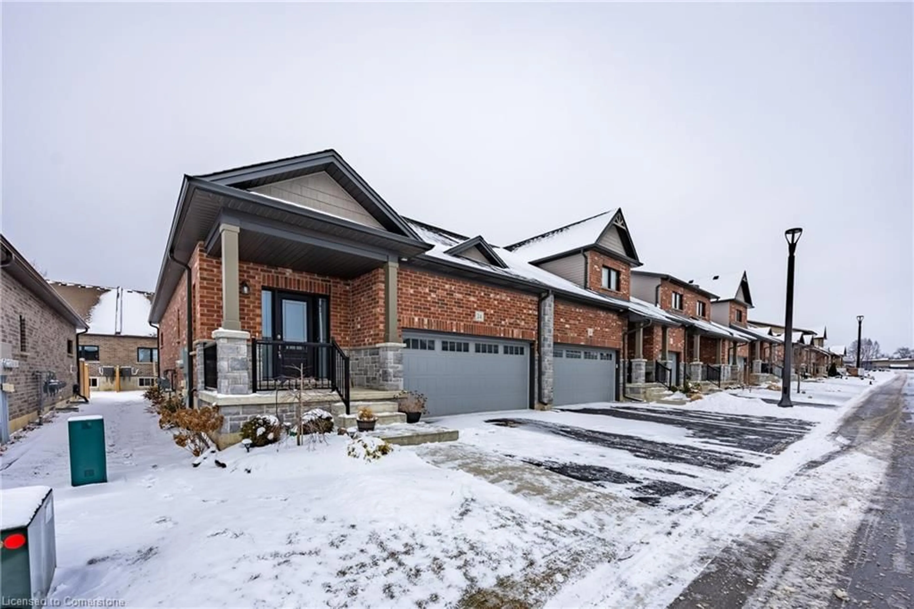 Home with brick exterior material, street for 24 Serviceberry Lane, Simcoe Ontario N3Y 0E7